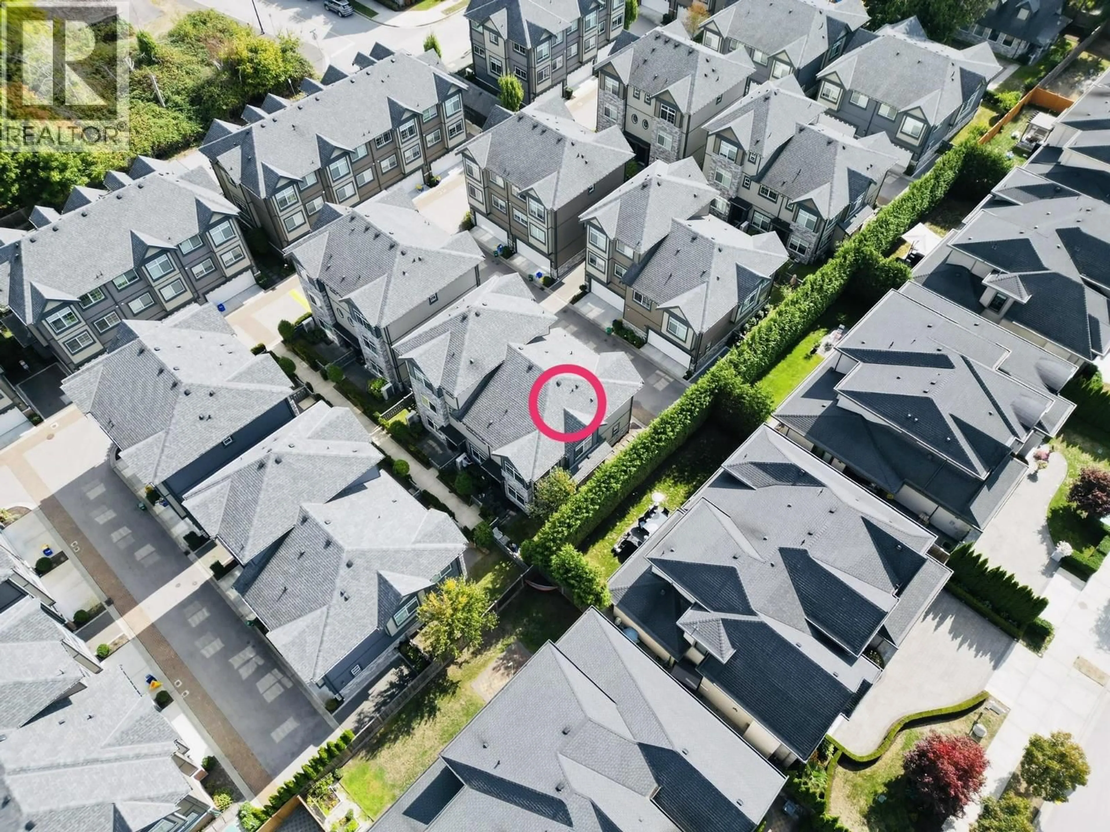 A pic from outside/outdoor area/front of a property/back of a property/a pic from drone, street for 54 - 7191 LECHOW STREET, Richmond British Columbia V6Y0L1