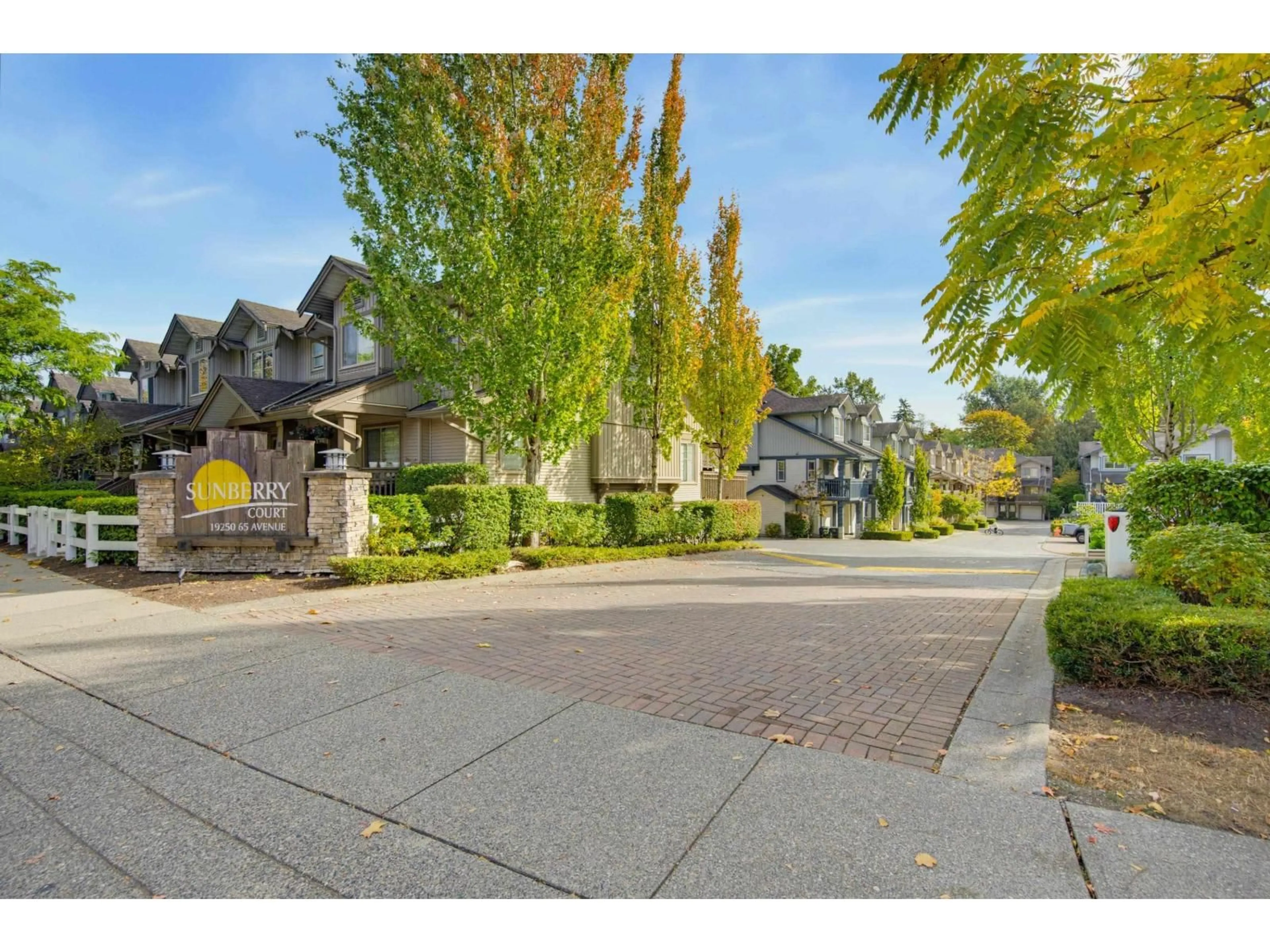 A pic from outside/outdoor area/front of a property/back of a property/a pic from drone, street for 89 - 19250 65 AVENUE, Surrey British Columbia V4N5R7