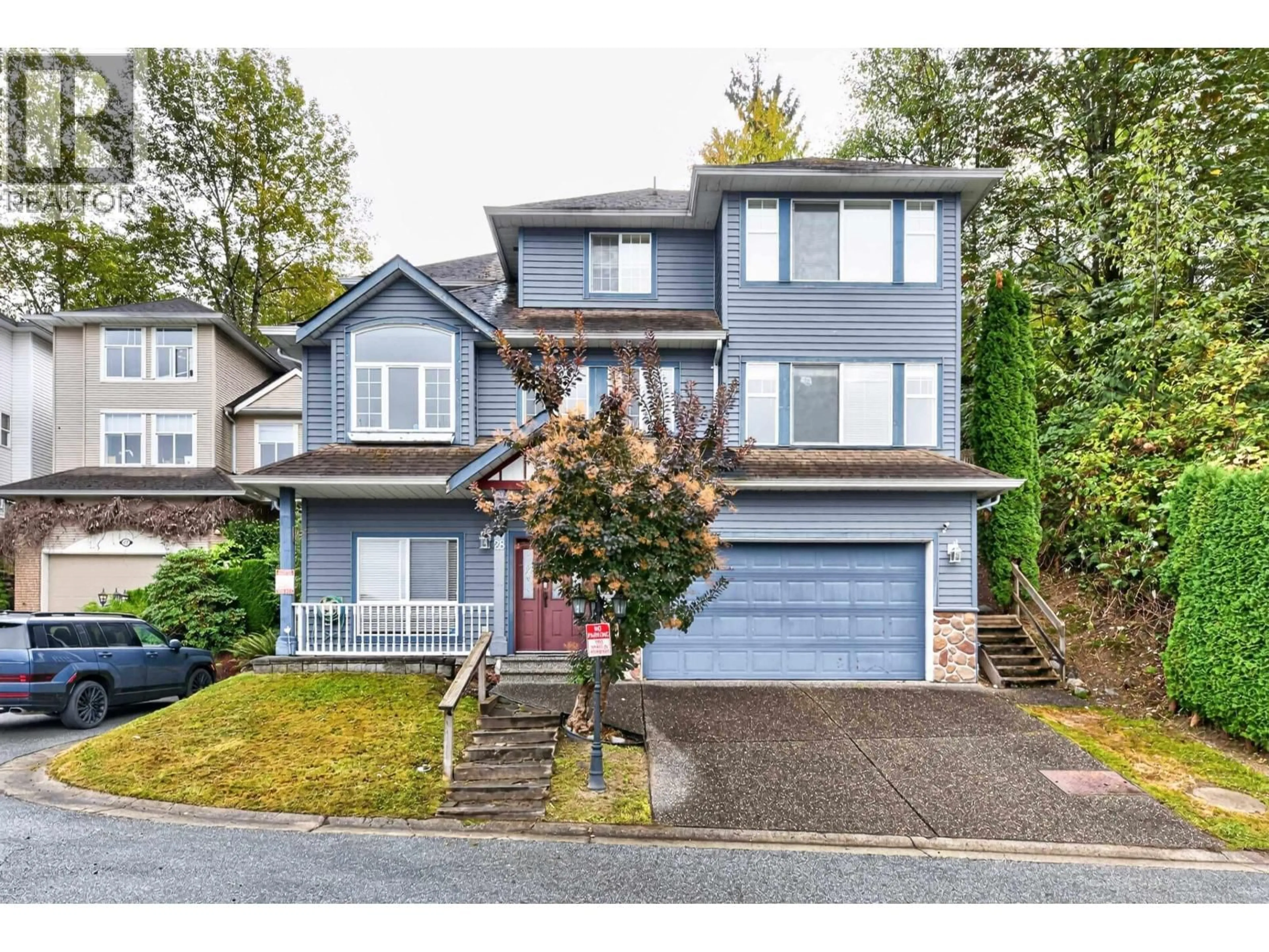 Home with vinyl exterior material, street for 28 - 1615 SHAUGHNESSY STREET, Port Coquitlam British Columbia V3C6K9