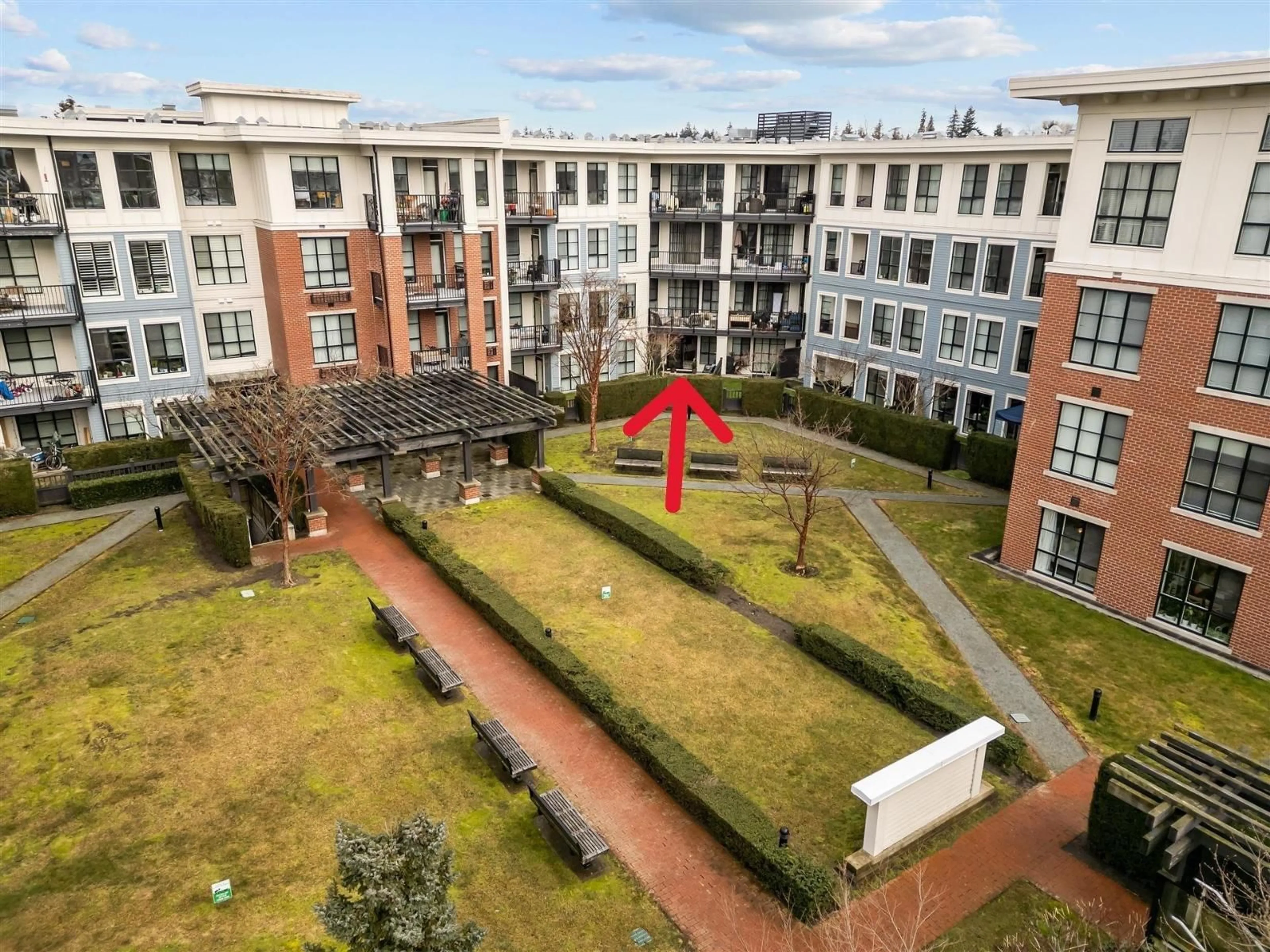 A pic from outside/outdoor area/front of a property/back of a property/a pic from drone, city buildings view from balcony for 132 - 15168 33 AVENUE, Surrey British Columbia V3Z0N7
