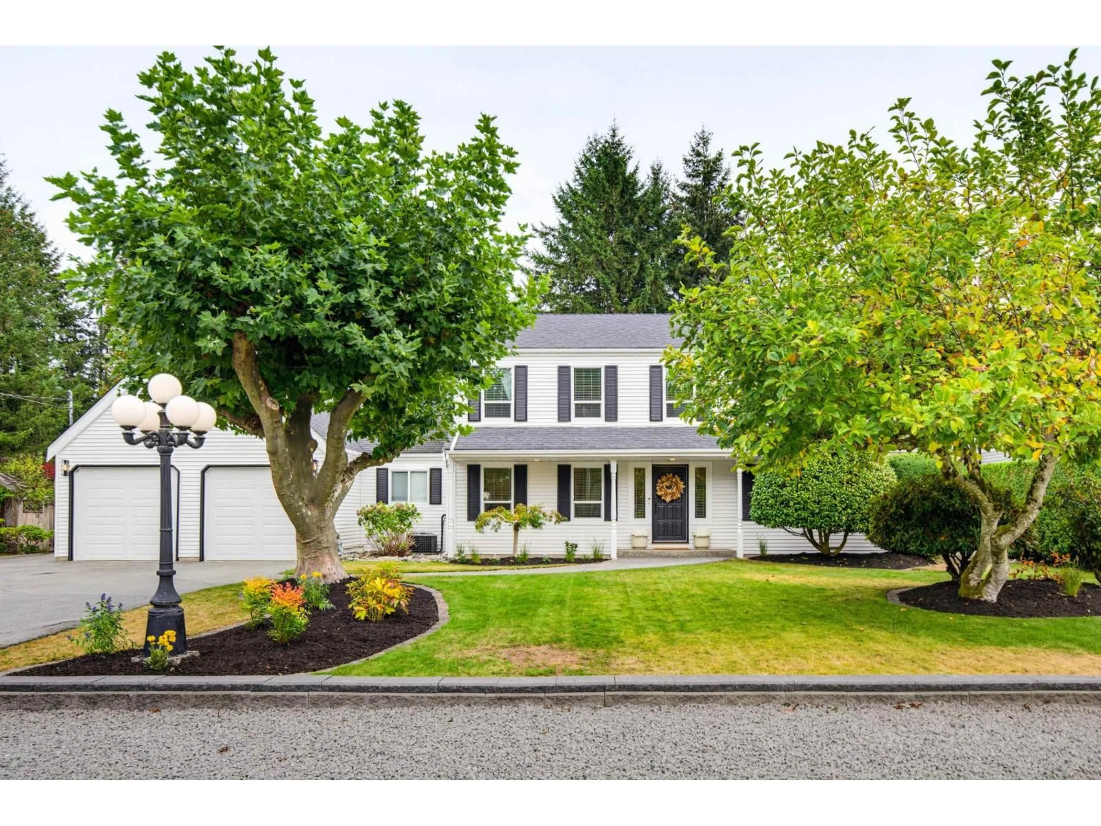 Home with vinyl exterior material, street for 5740 244B STREET, Langley British Columbia V2Z1G8