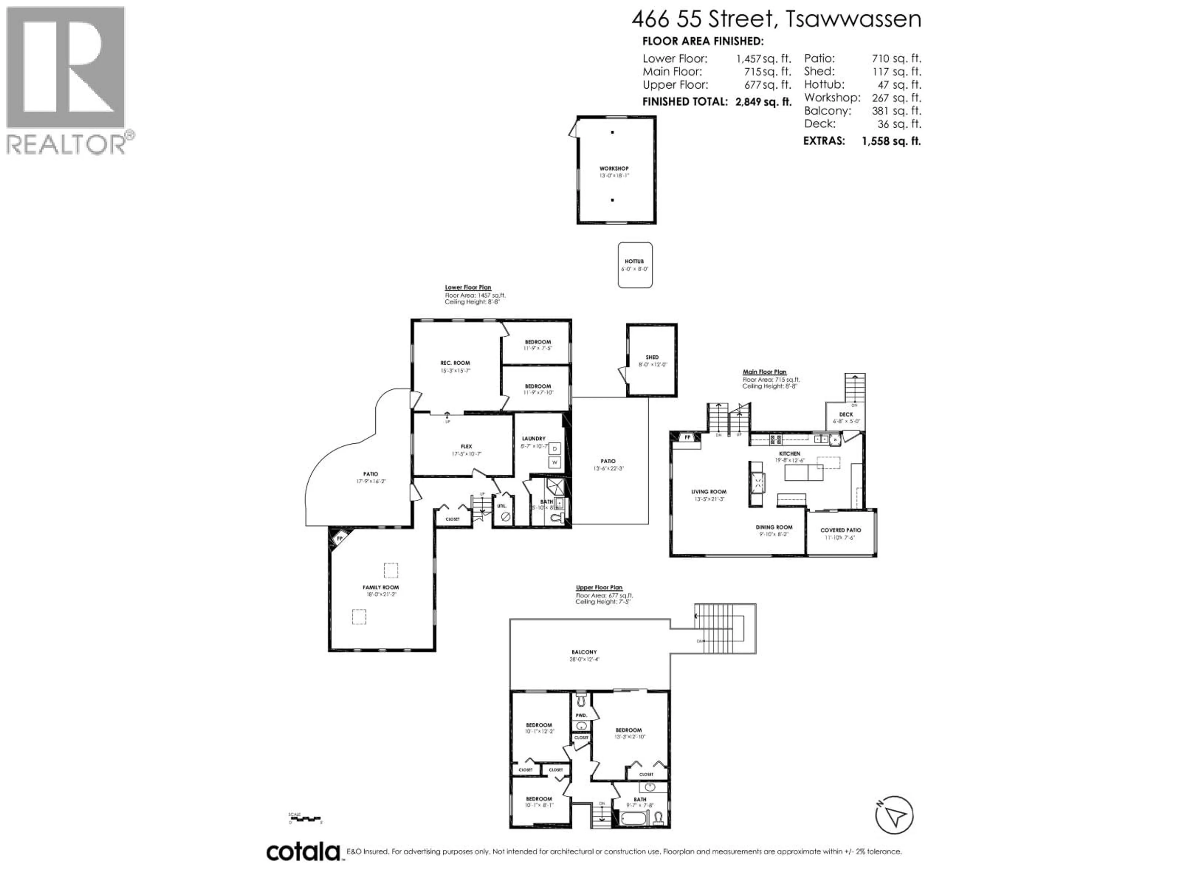 Floor plan for 466 55 STREET, Tsawwassen British Columbia V4M3J7