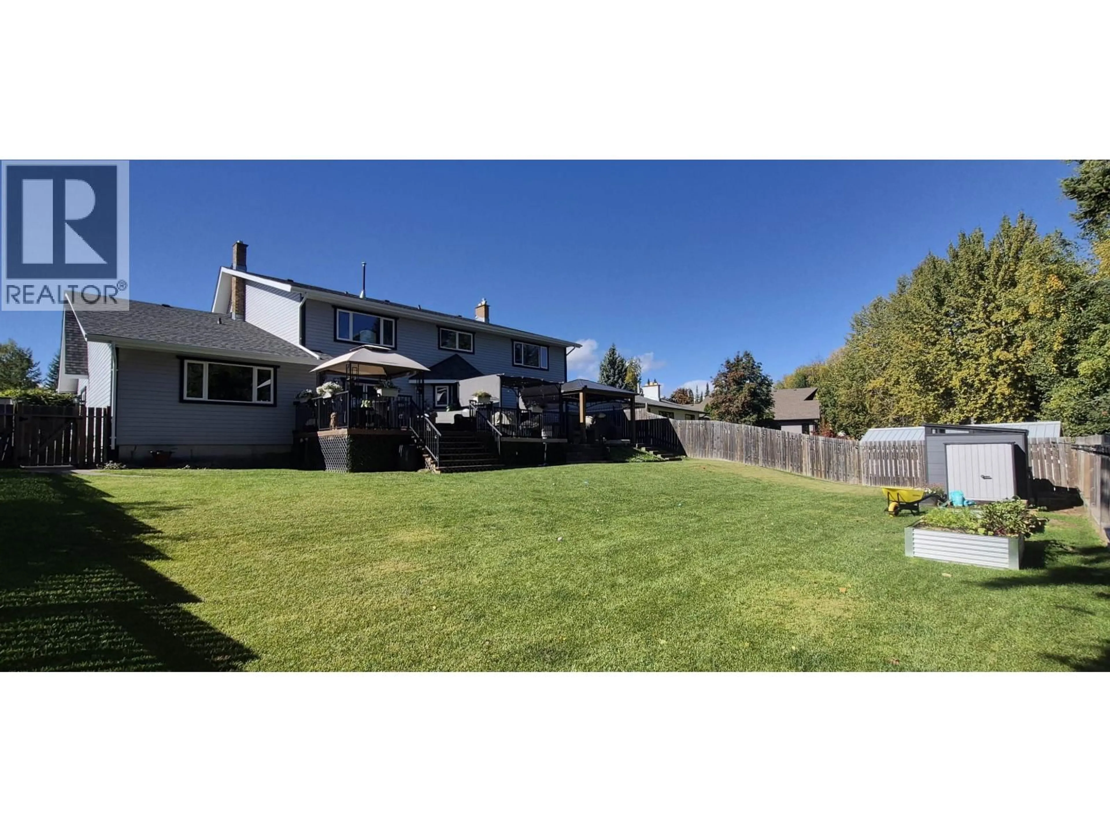 A pic from outside/outdoor area/front of a property/back of a property/a pic from drone, mountain view for 2656 CARLISLE WAY, Prince George British Columbia V2K4H9