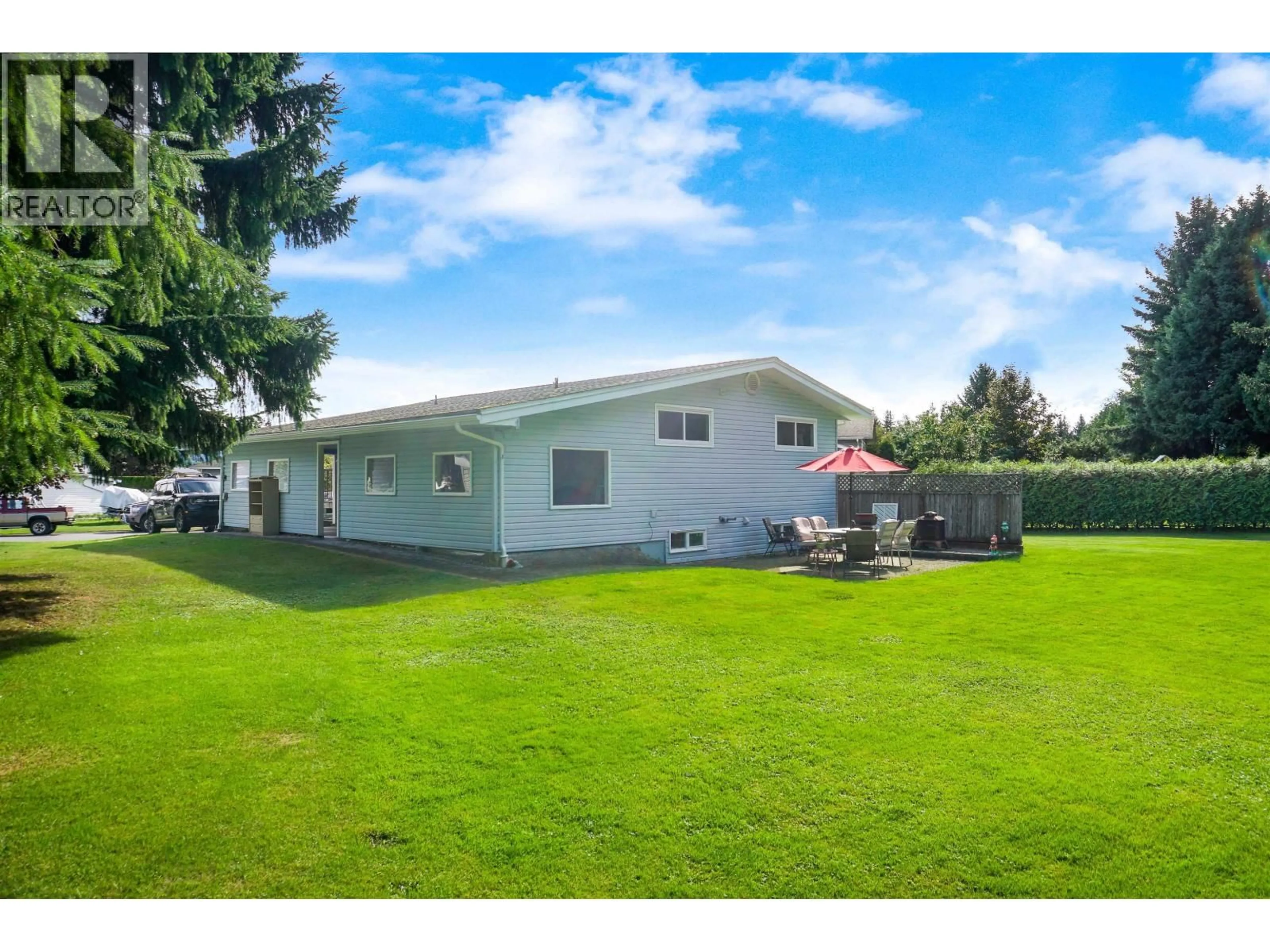 A pic from outside/outdoor area/front of a property/back of a property/a pic from drone, water/lake/river/ocean view for 84 CARSWELL STREET, Kitimat British Columbia V8C1B3