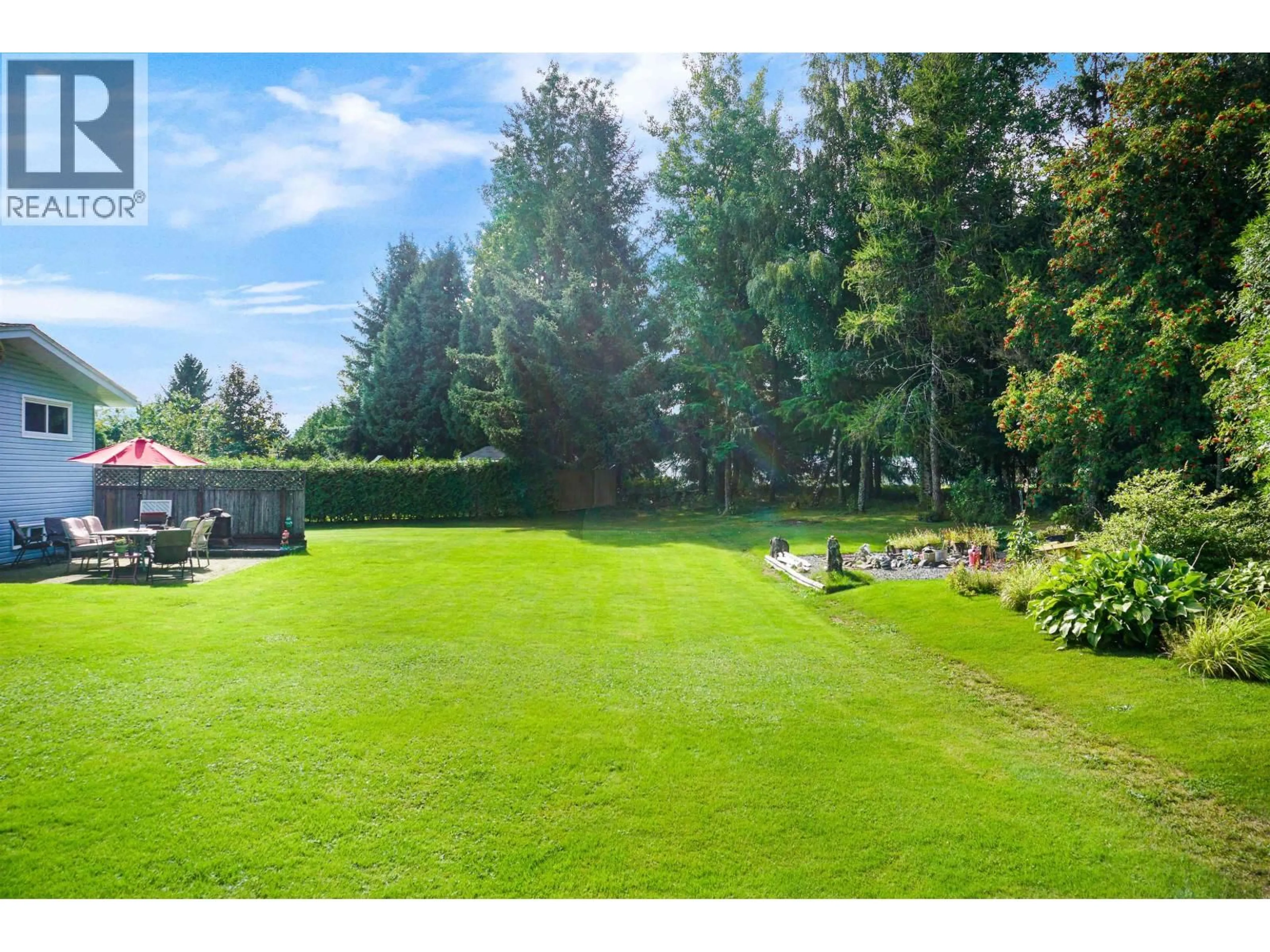 Patio, forest/trees view for 84 CARSWELL STREET, Kitimat British Columbia V8C1B3