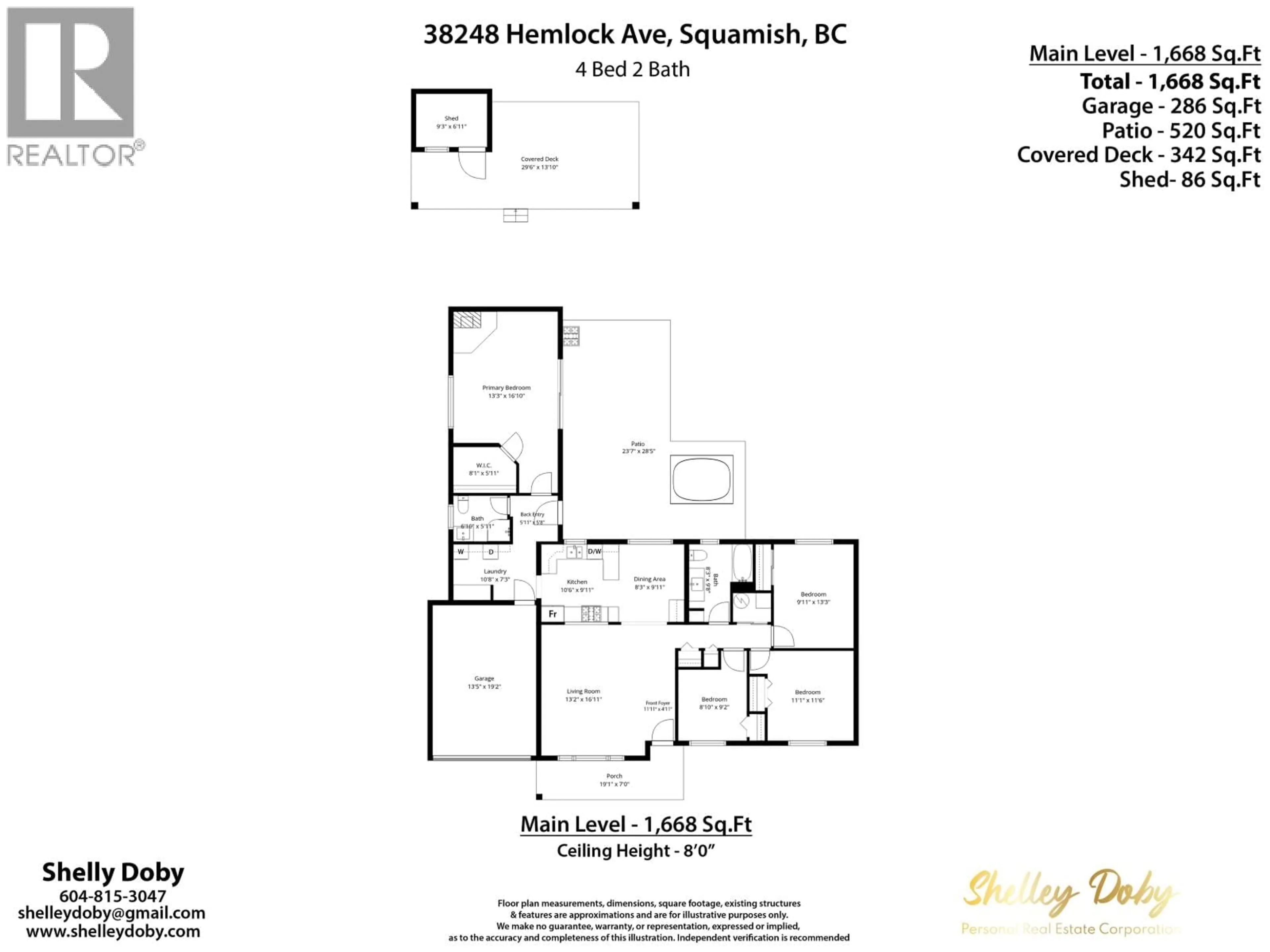 Floor plan for 38248 HEMLOCK AVENUE, Squamish British Columbia V8B0X1