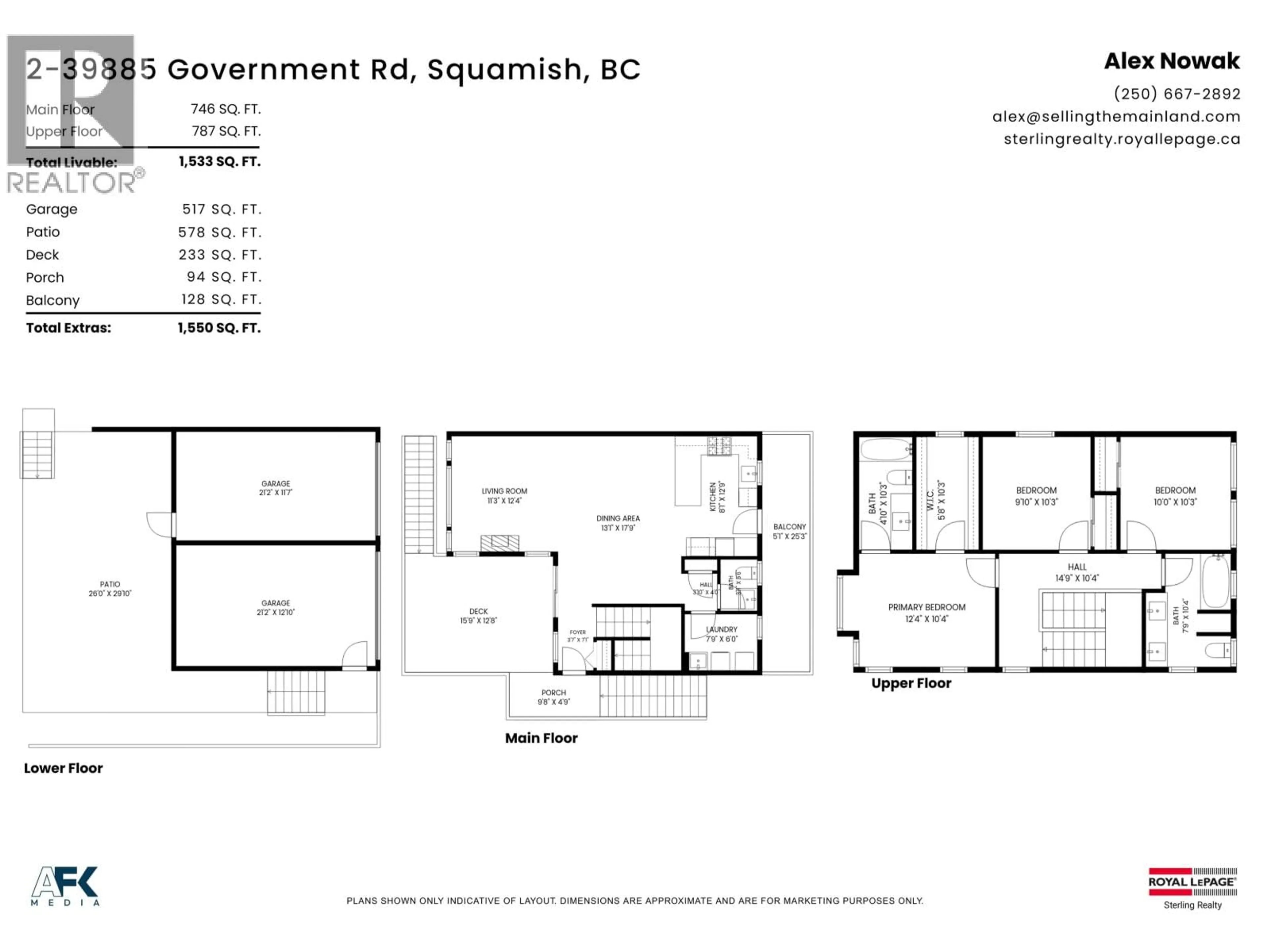 Floor plan for 2 - 39885 GOVERNMENT ROAD, Squamish British Columbia V8B0Z2