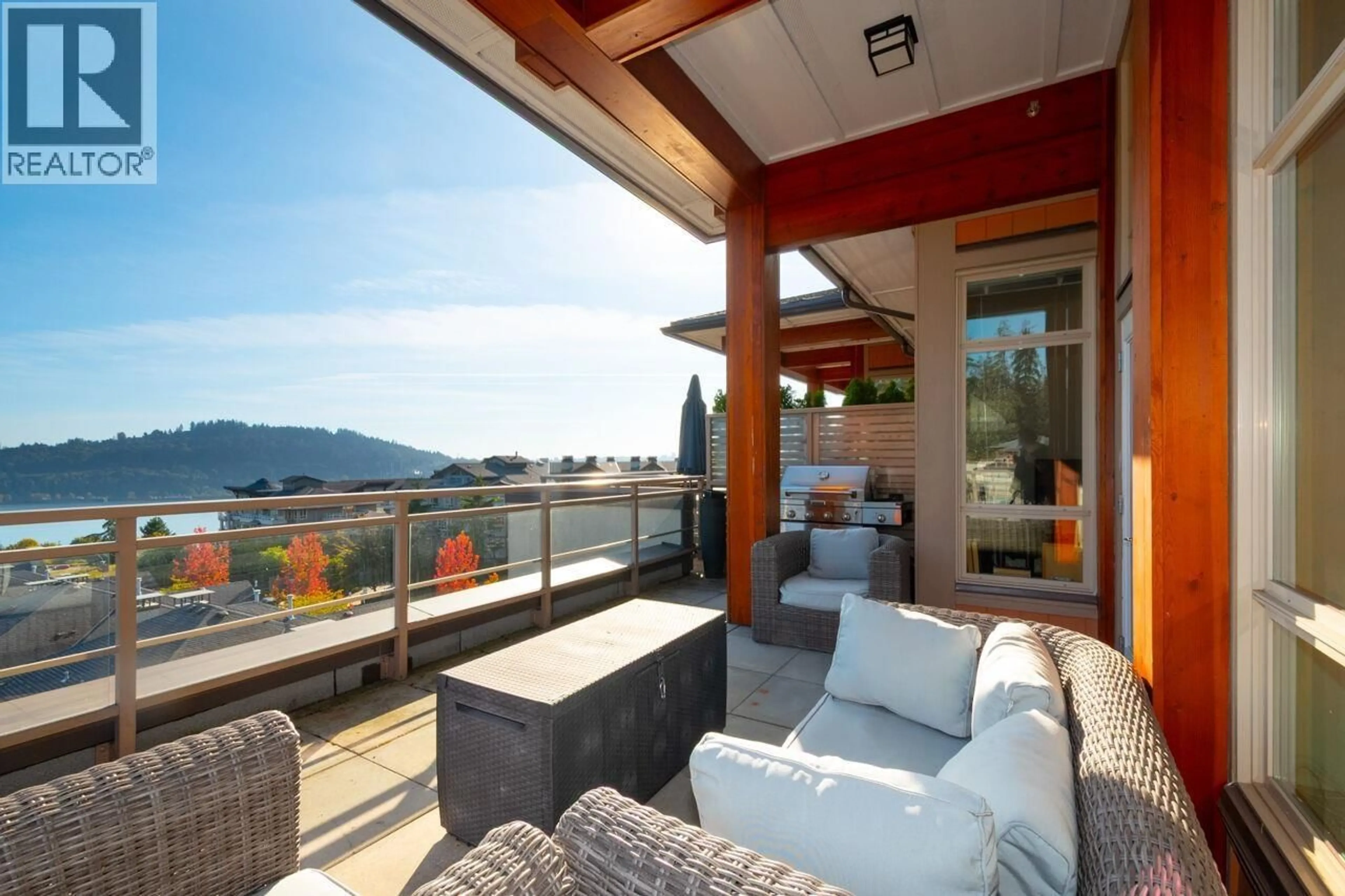 Patio, mountain view for 501 - 3602 ALDERCREST DRIVE, North Vancouver British Columbia V7G0A2