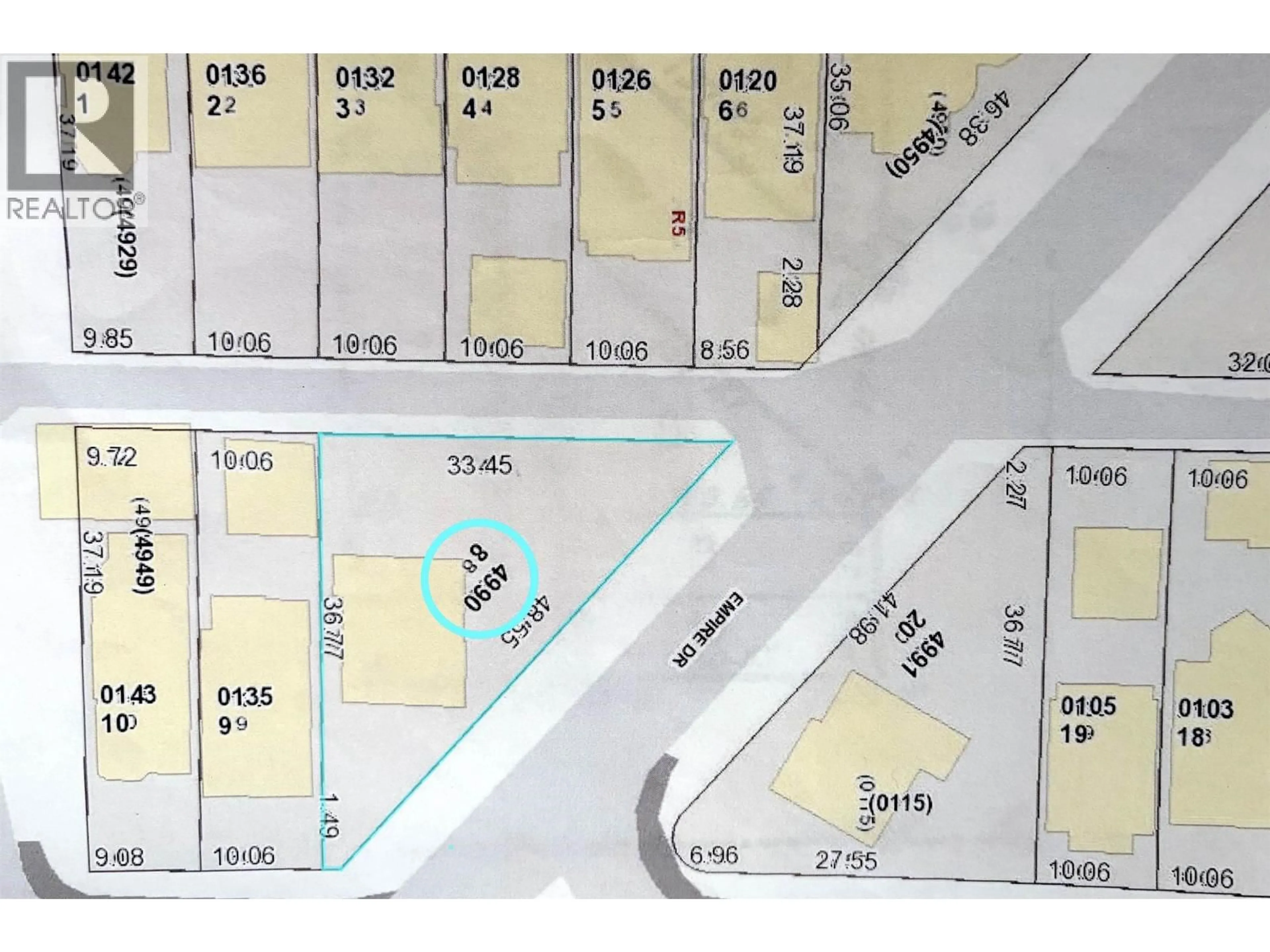 Picture of a map for 4990 EMPIRE DRIVE, Burnaby British Columbia V5B1M6