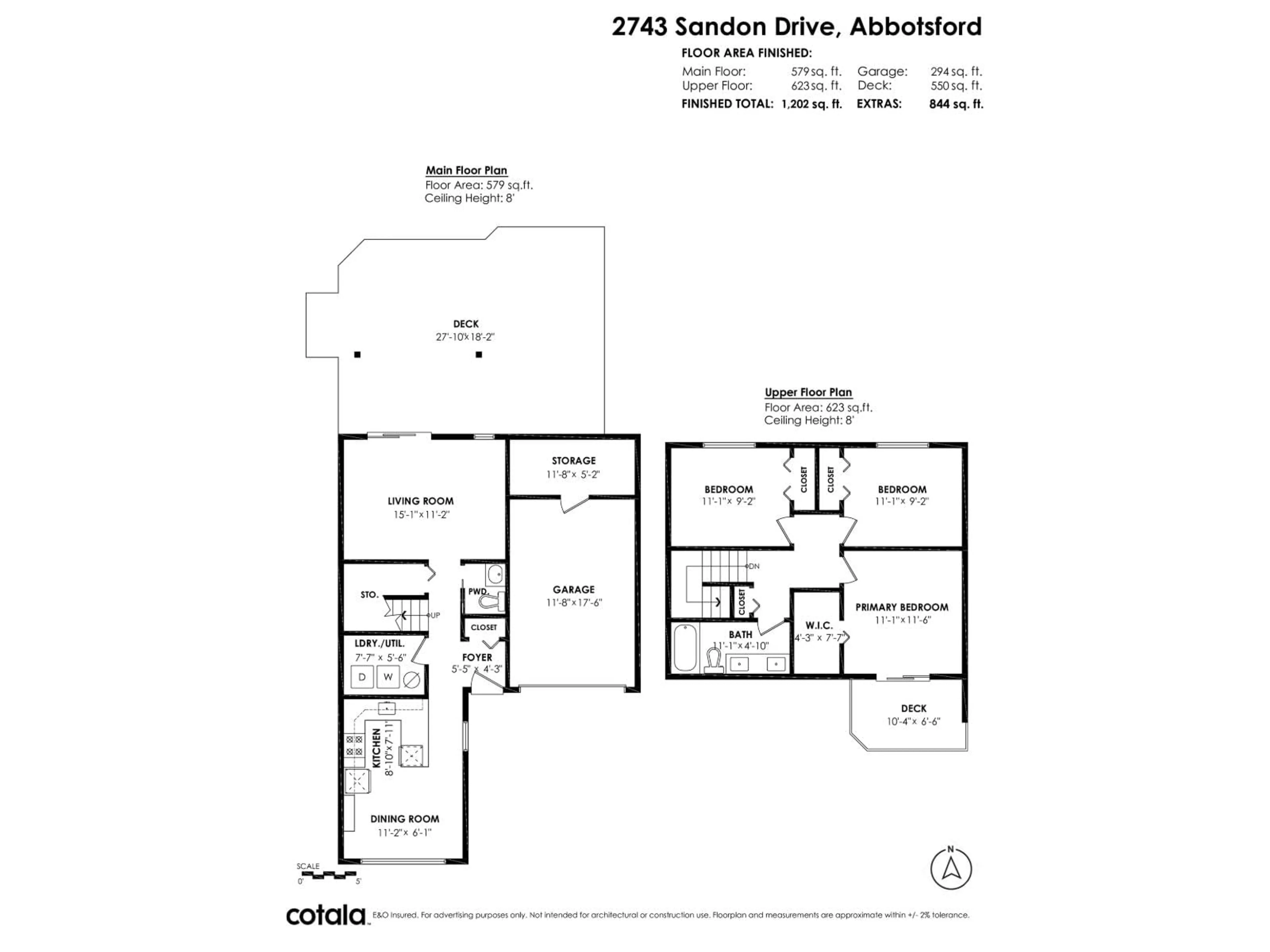 Floor plan for 2743 SANDON DRIVE, Abbotsford British Columbia V2S7J3