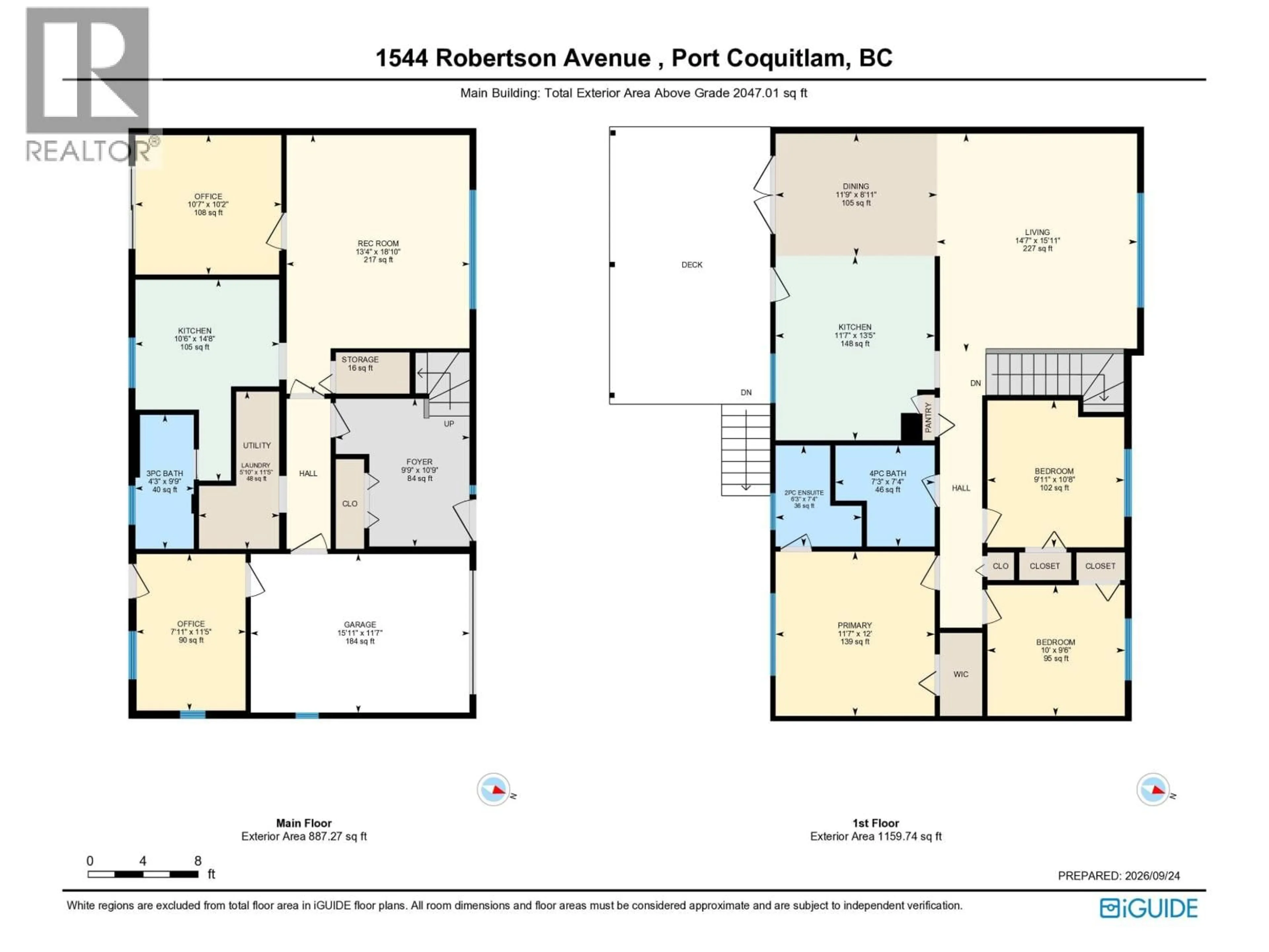 Floor plan for 1544 ROBERTSON AVENUE, Port Coquitlam British Columbia V3B1E1