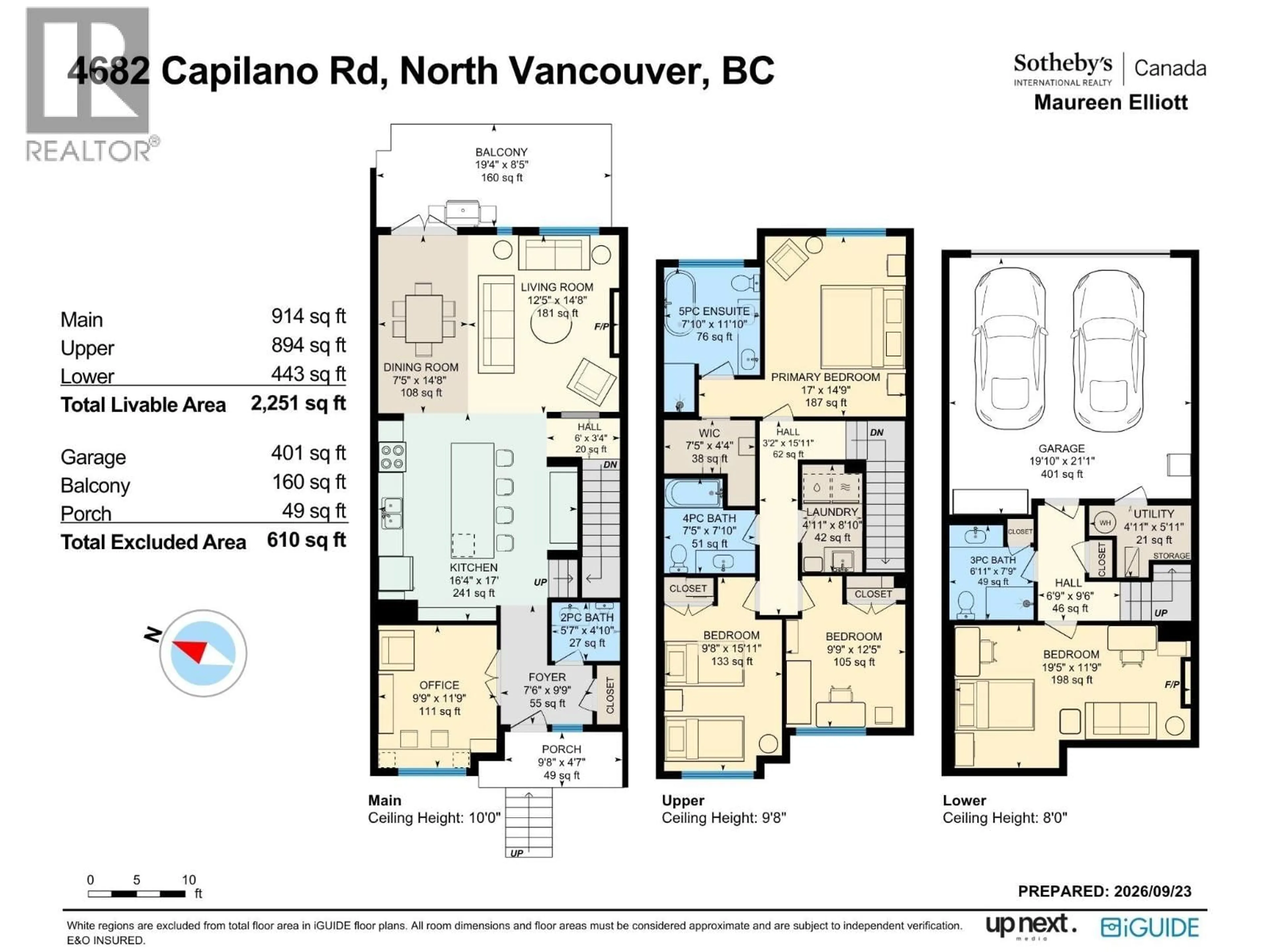 Floor plan for 4682 CAPILANO ROAD, North Vancouver British Columbia V7R4K3