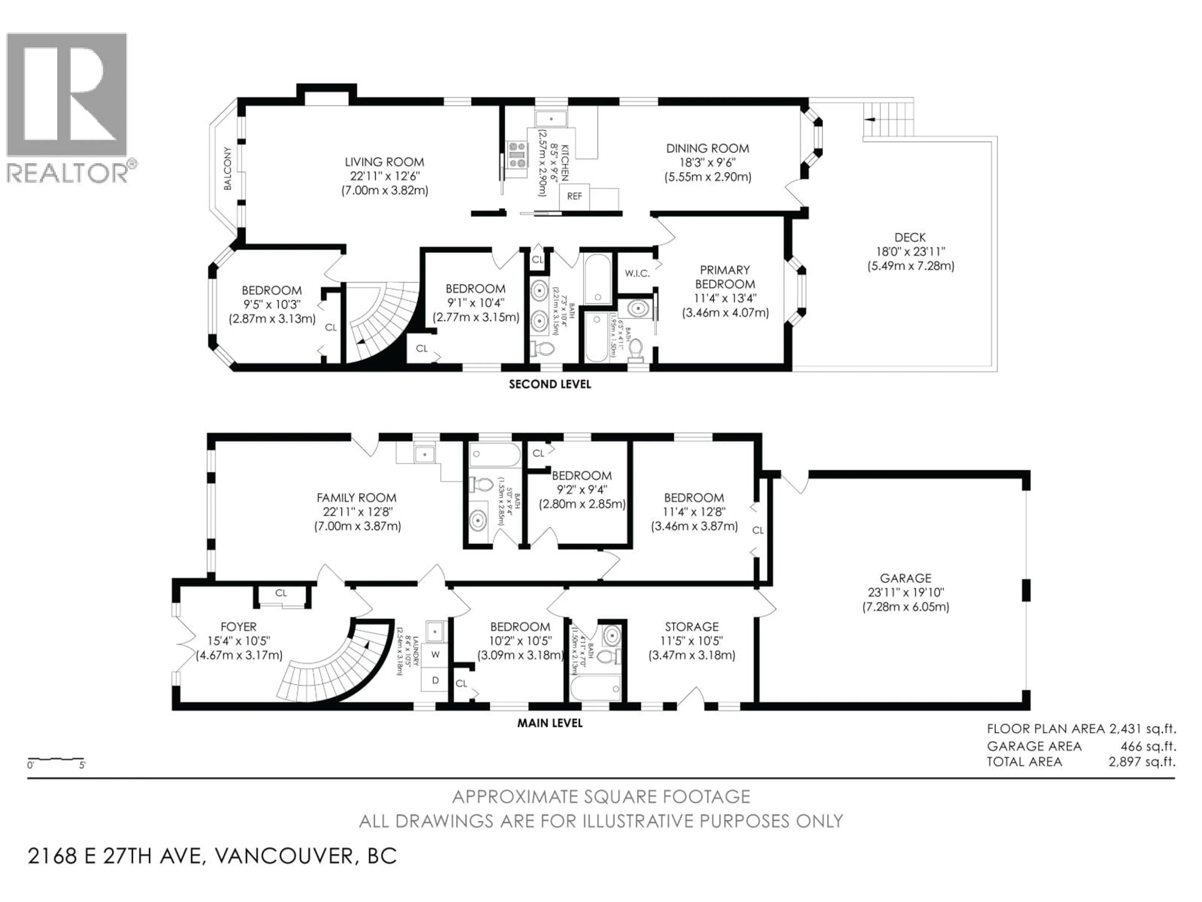 Floor plan for 2168 27TH AVENUE, Vancouver British Columbia V5N2W9