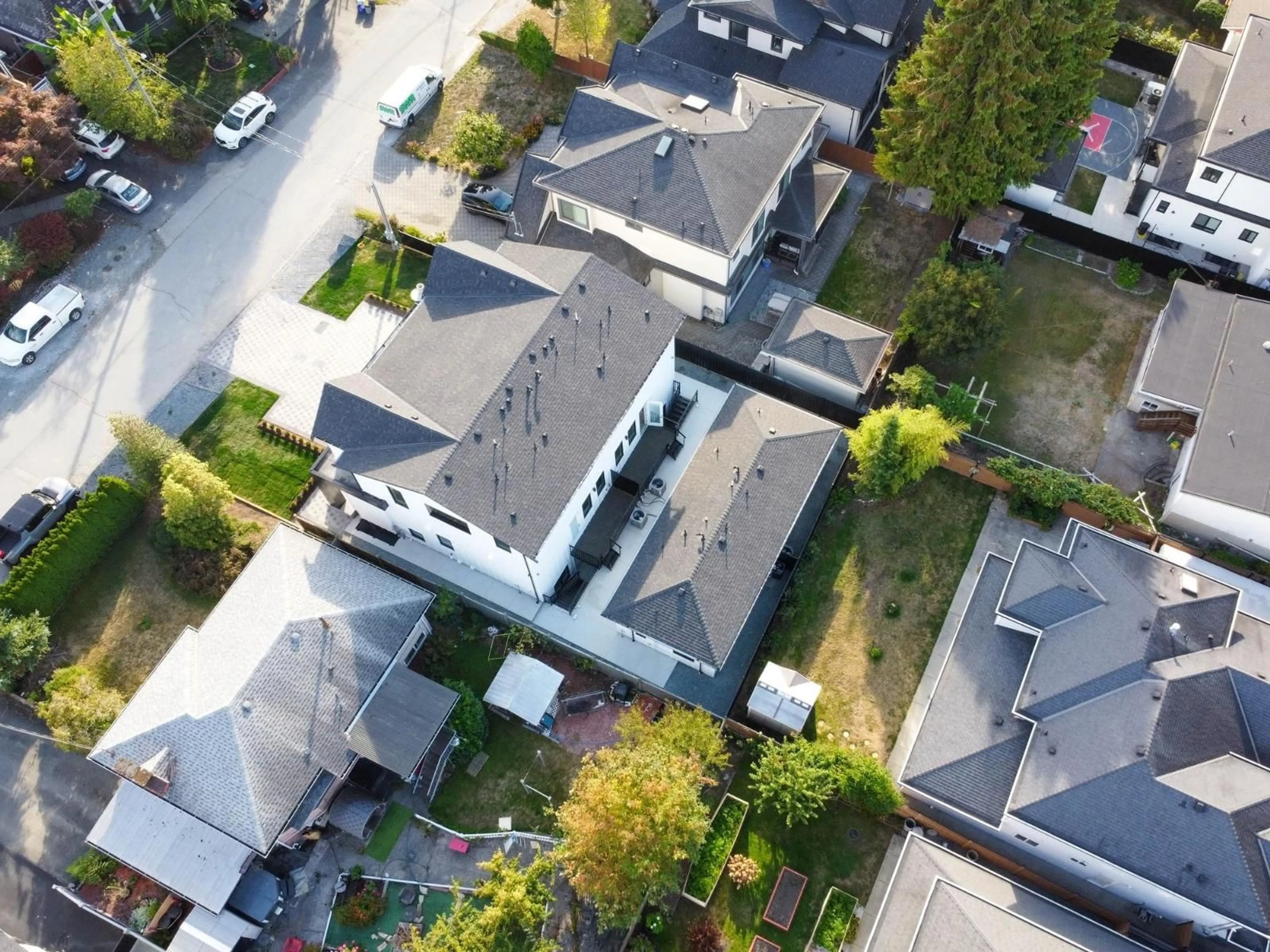 A pic from outside/outdoor area/front of a property/back of a property/a pic from drone, street for 11089 FULLER CRESCENT SOUTH, Delta British Columbia V4C2C8