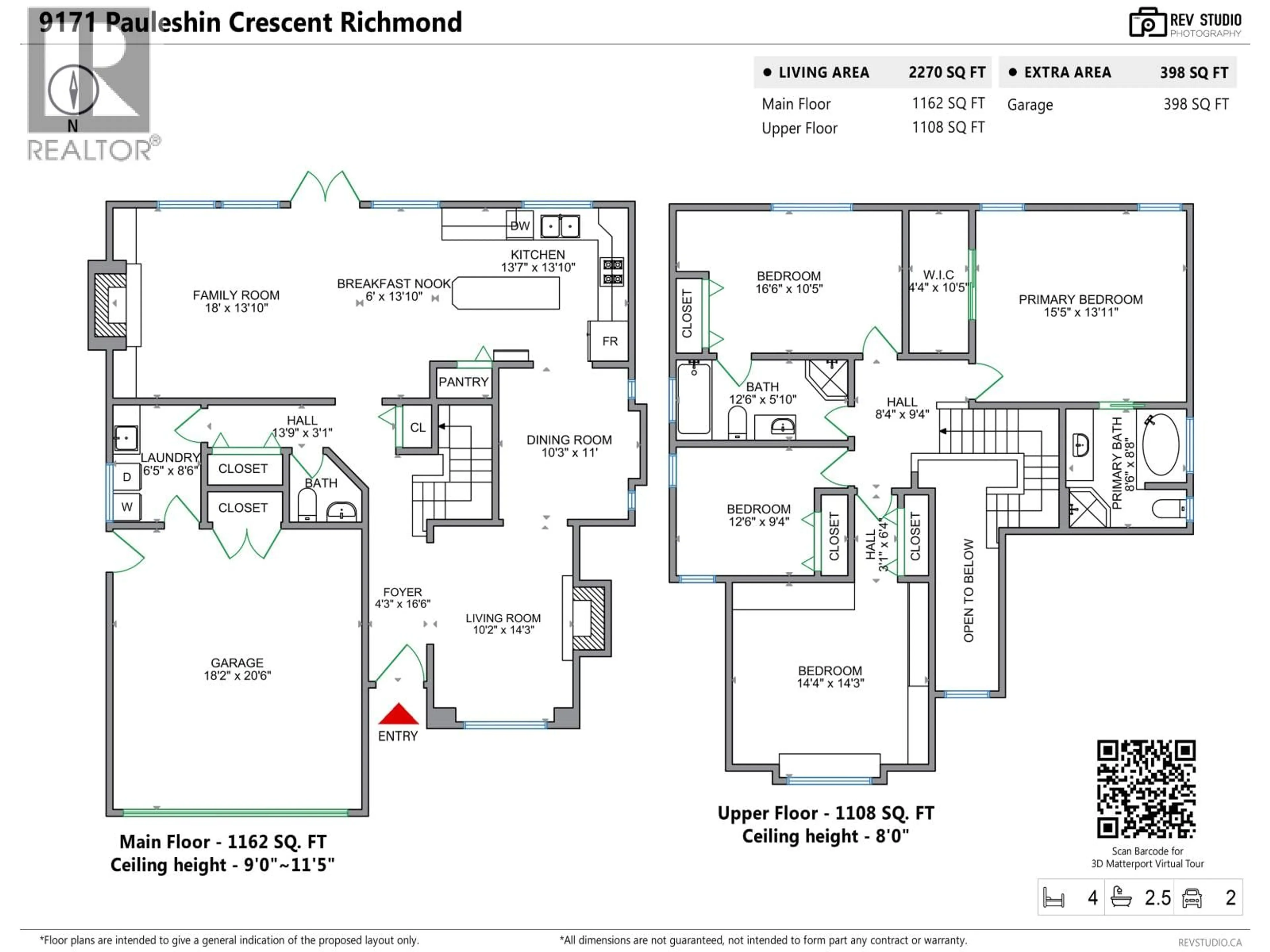 Floor plan for 9171 PAULESHIN CRESCENT, Richmond British Columbia V7E5L4