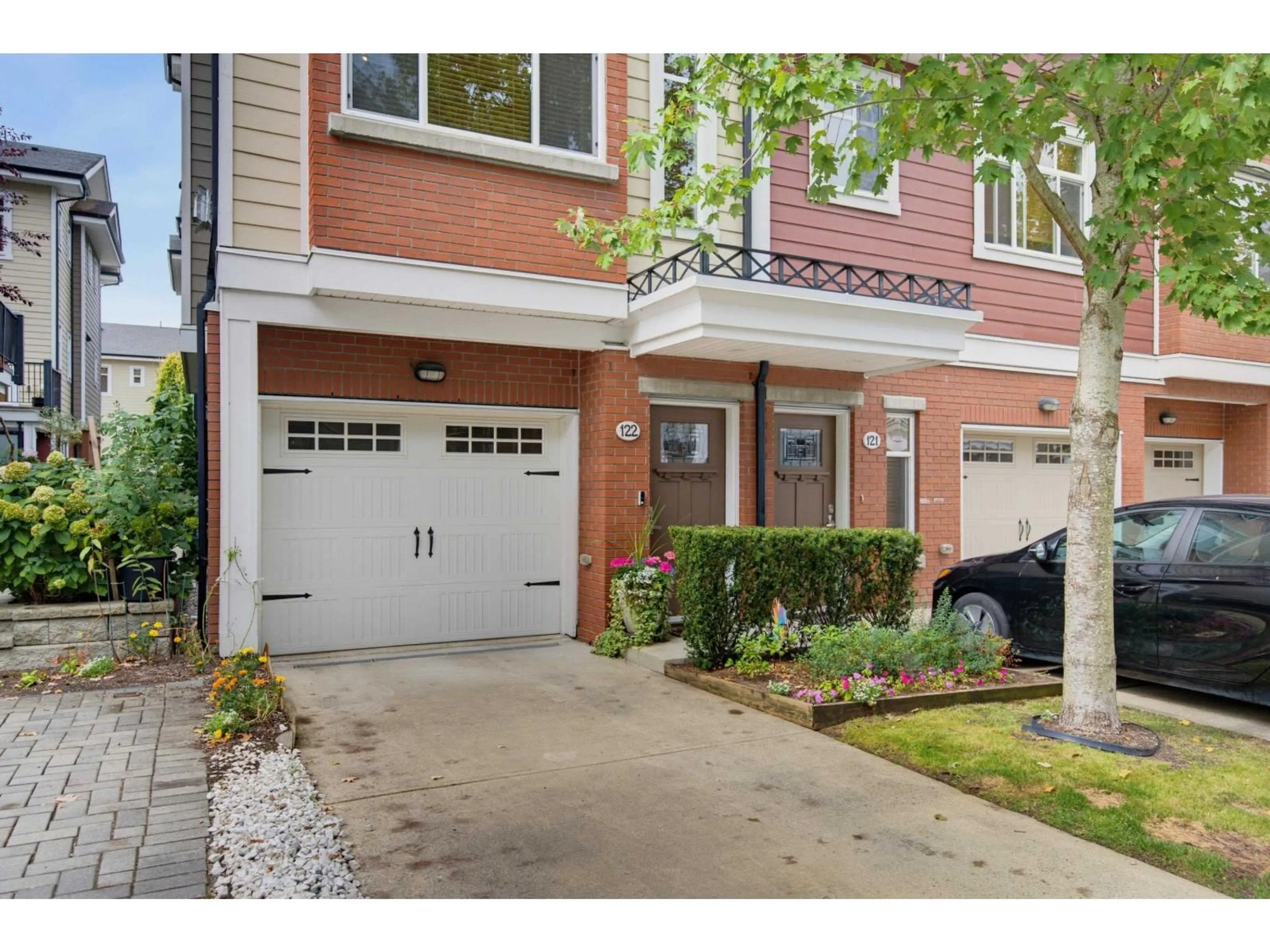 Home with brick exterior material, street for 122 - 8068 207 STREET, Langley British Columbia V2Y0M9