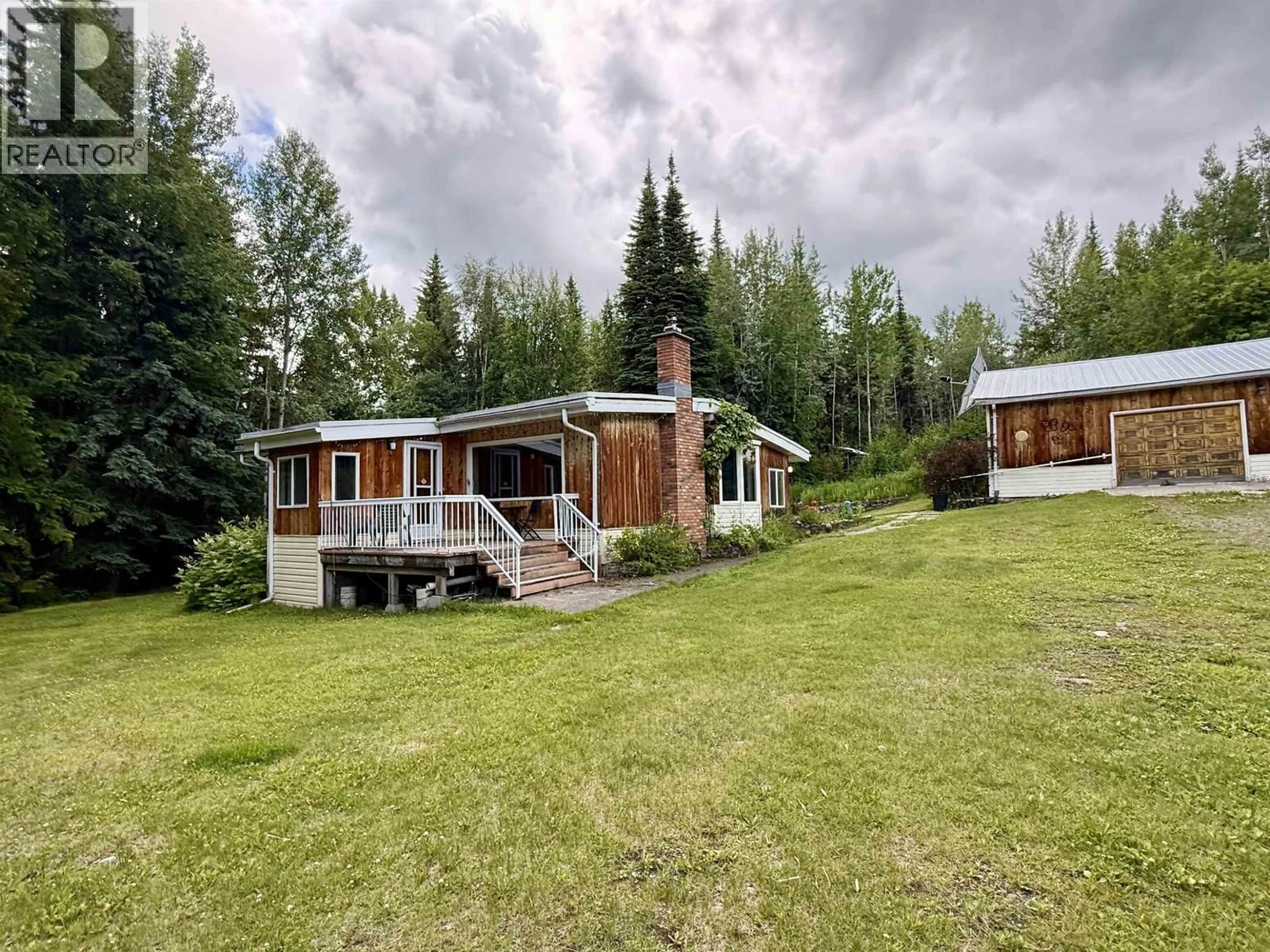 A pic from outside/outdoor area/front of a property/back of a property/a pic from drone, mountain view for 9921 HALDI ROAD, Prince George British Columbia V2N6J5