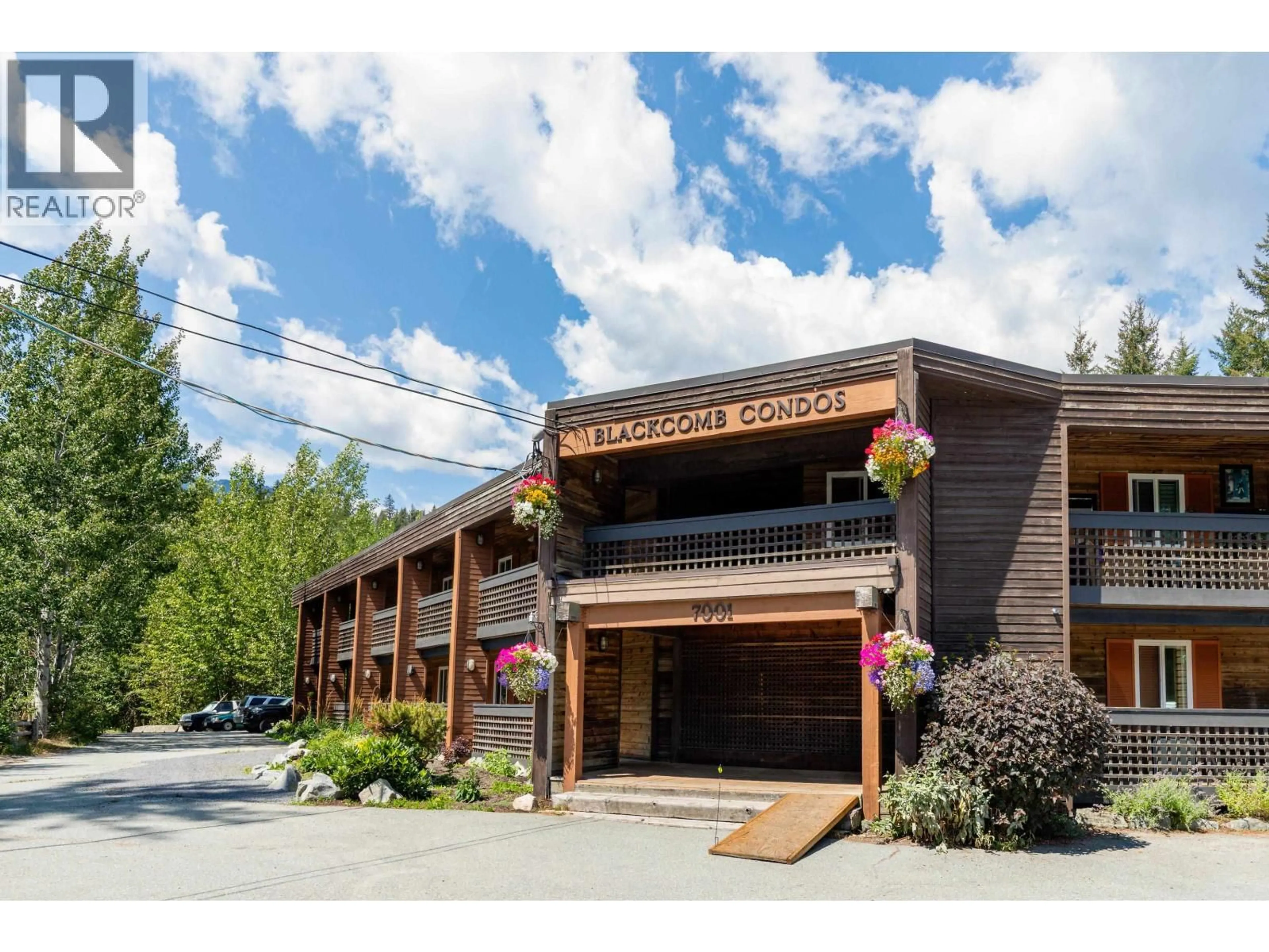 Patio, mountain view for 7 - 7001 NESTERS ROAD, Whistler British Columbia V8E0X1