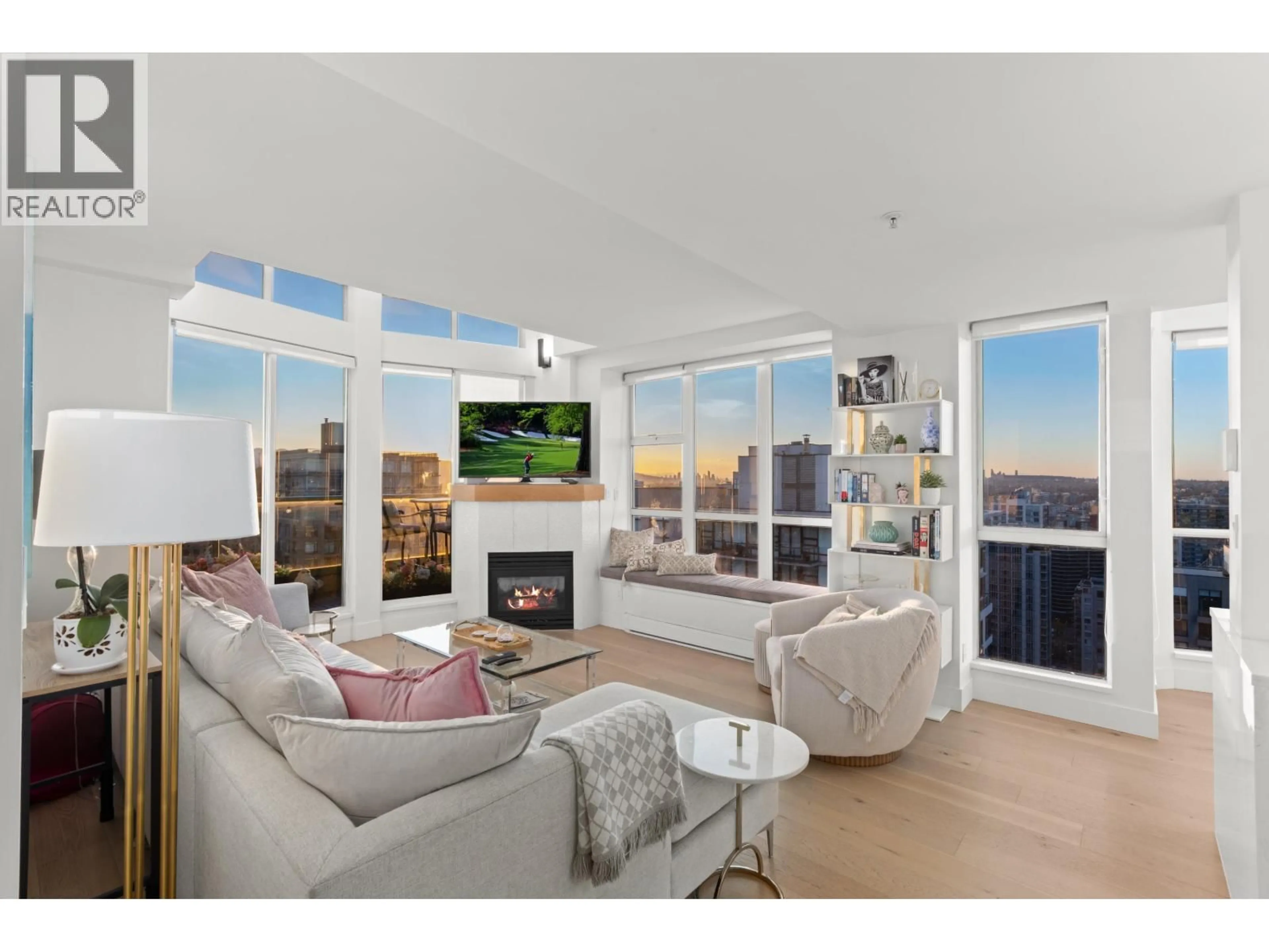 Living room with furniture, unknown for 3602 - 939 HOMER STREET, Vancouver British Columbia V6B2W6