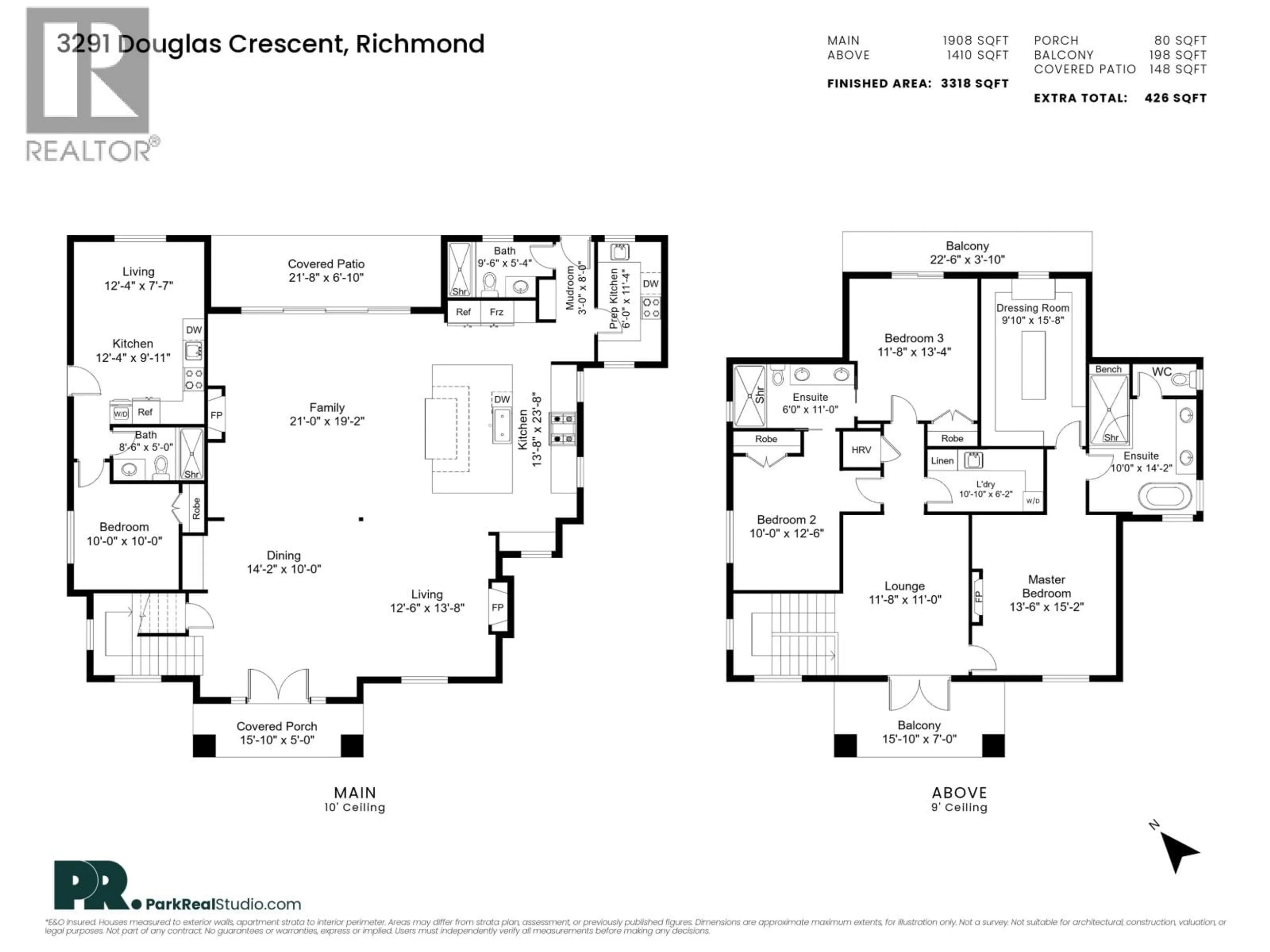 Floor plan for 3291 DOUGLAS CRESCENT, Richmond British Columbia V7B1G3