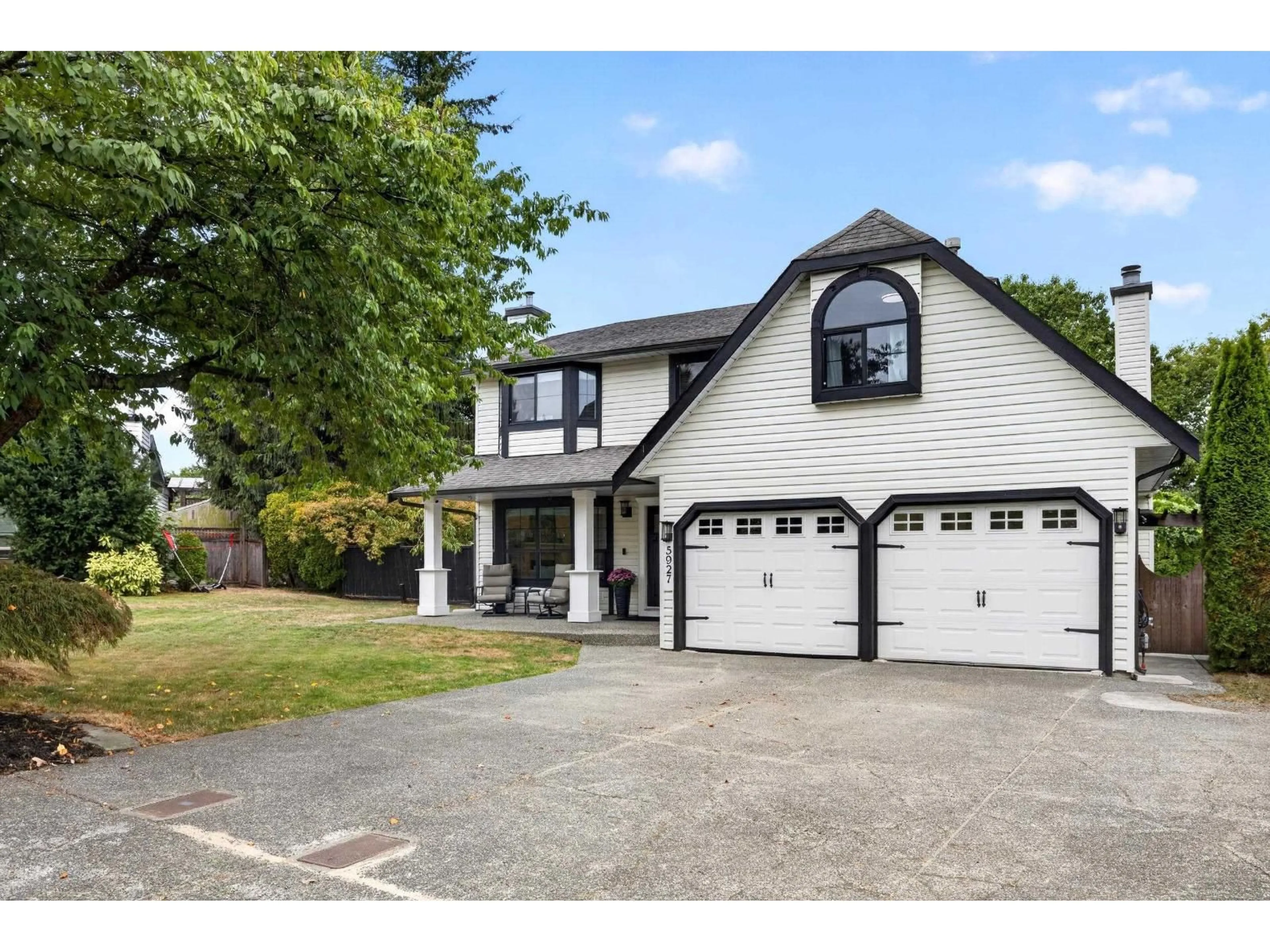 Home with vinyl exterior material, street for 5927 169A STREET, Surrey British Columbia V3S6Y6