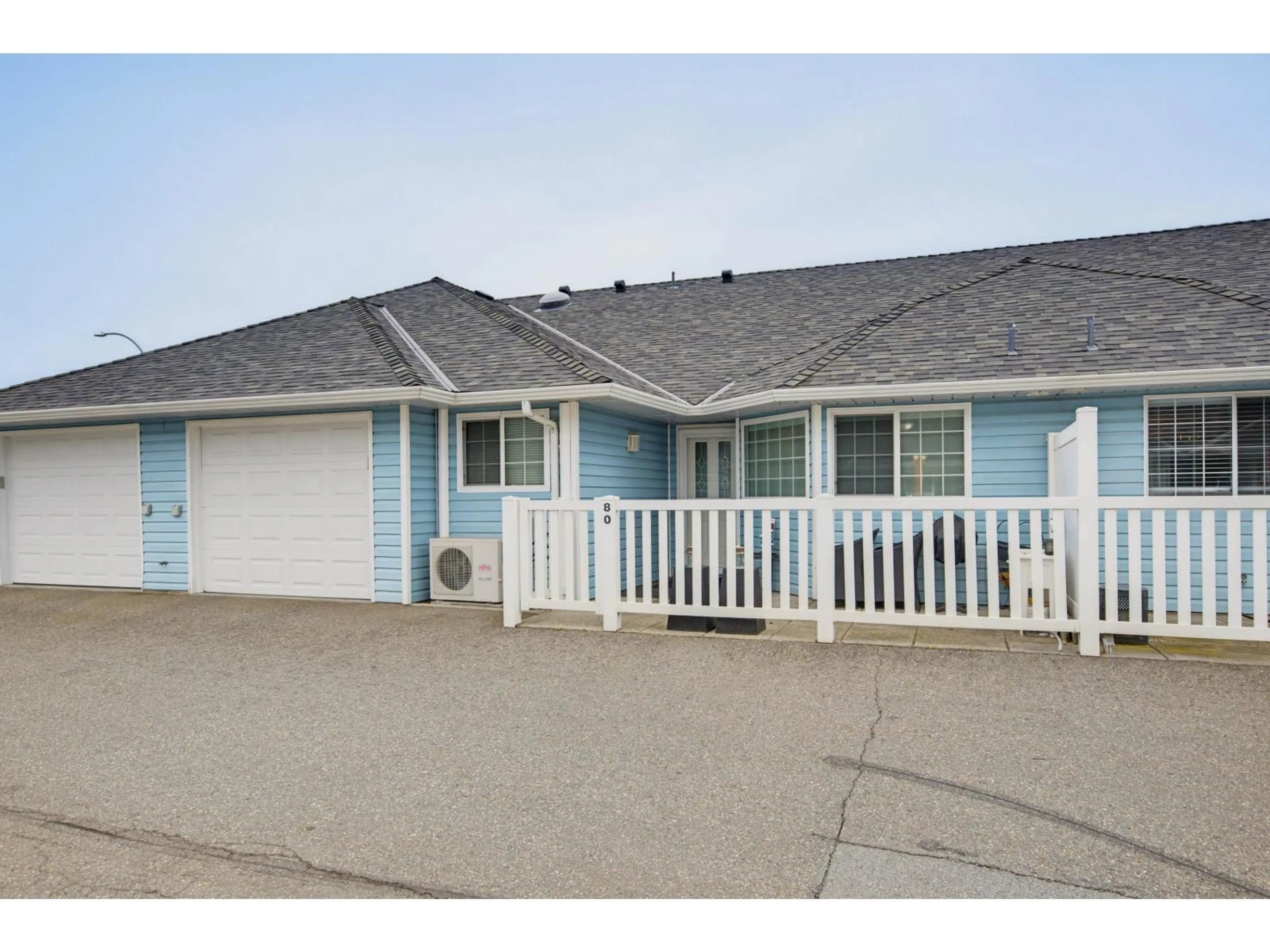 Home with vinyl exterior material, street for 80 - 1450 MCCALLUM ROAD, Abbotsford British Columbia V2S8A3