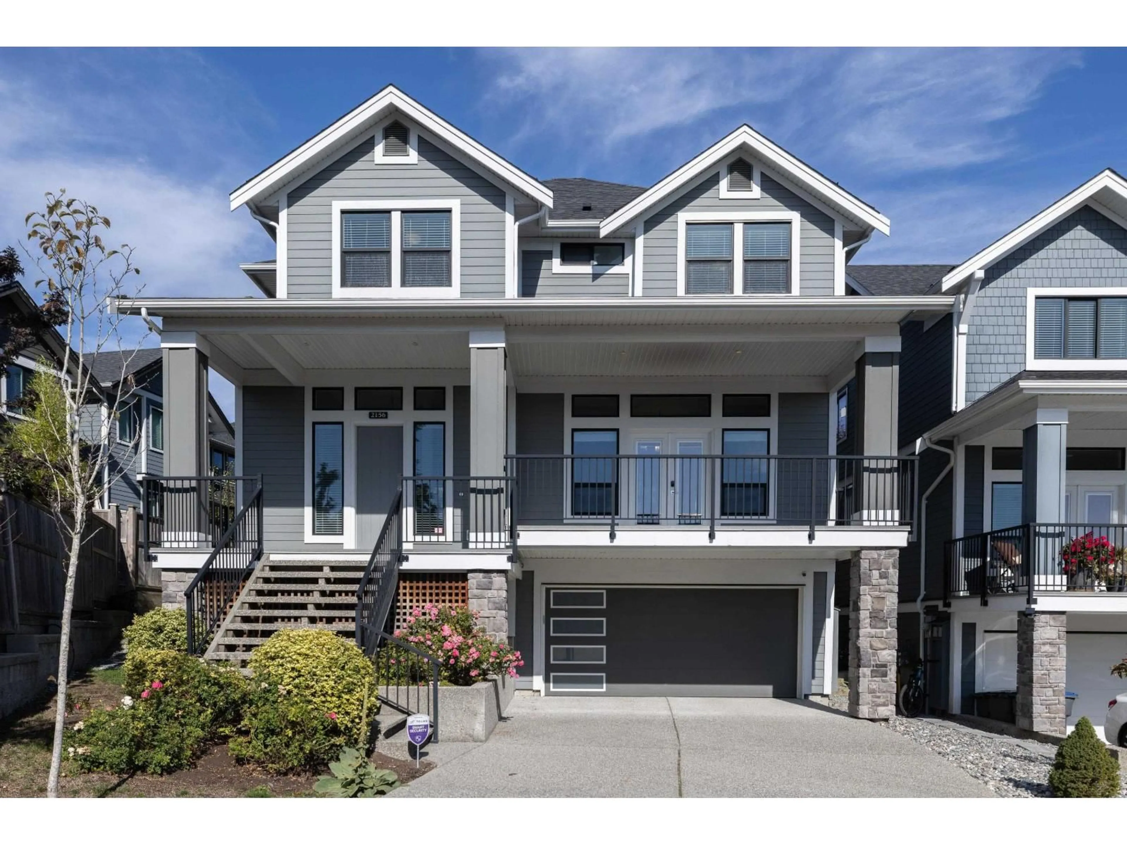 Home with vinyl exterior material, street for 2156 167 STREET, Surrey British Columbia V3Z9X9
