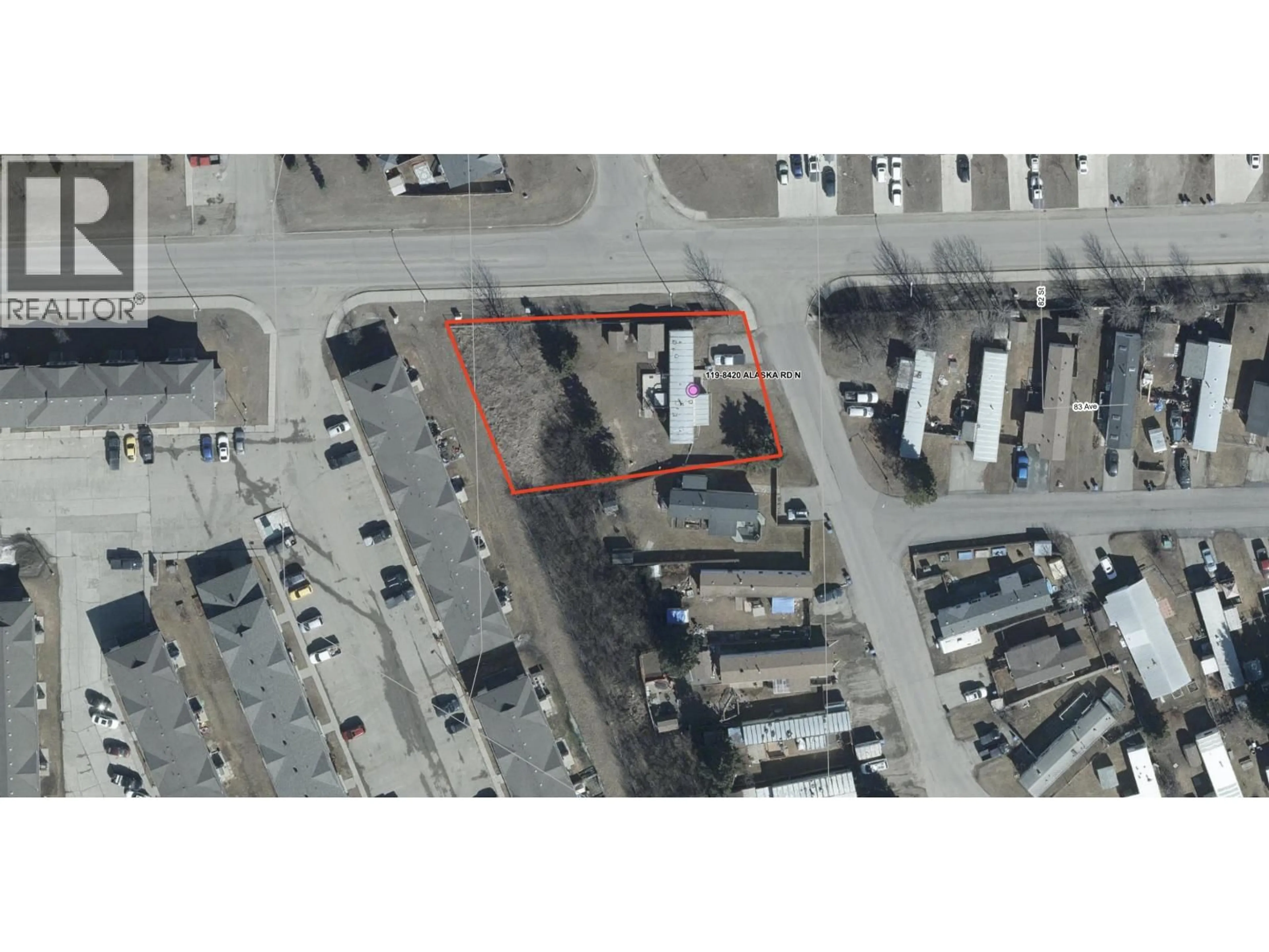Parking for 119 - 8420 ALASKA ROAD, Fort St. John British Columbia V1J4J6