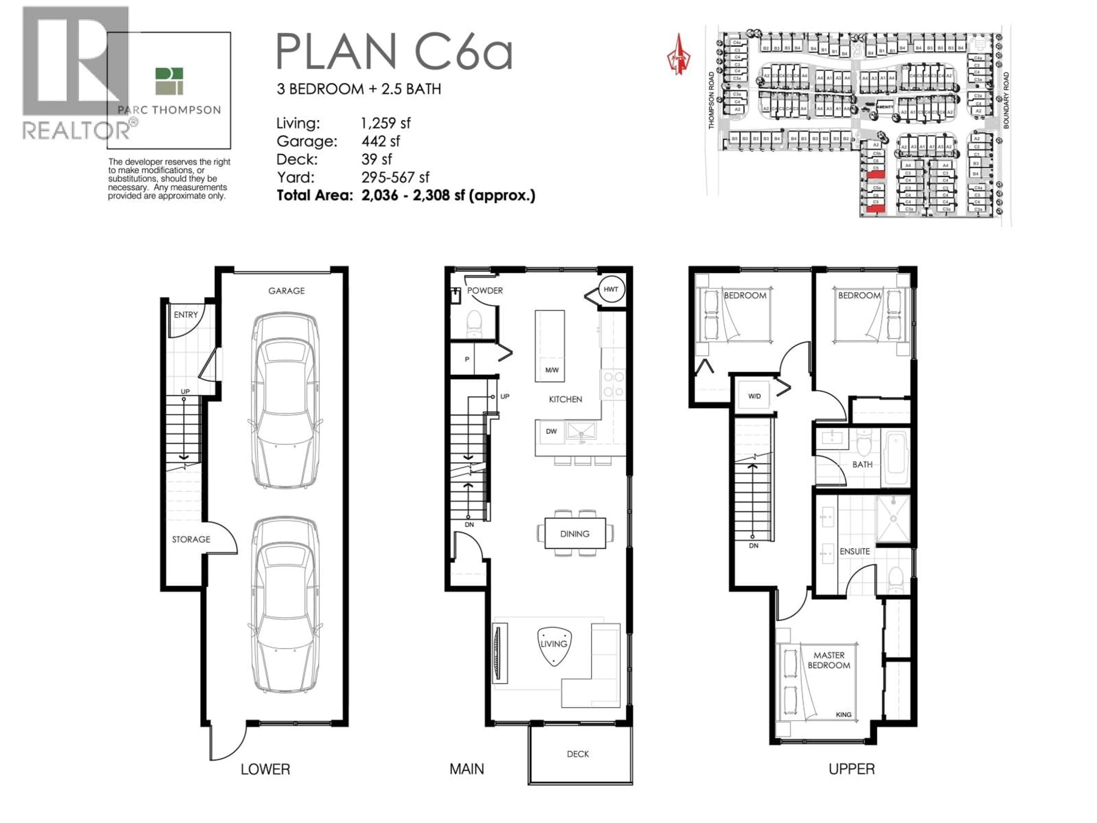 Floor plan for 16 - 4337 BOUNDARY ROAD, Richmond British Columbia V4C2S1