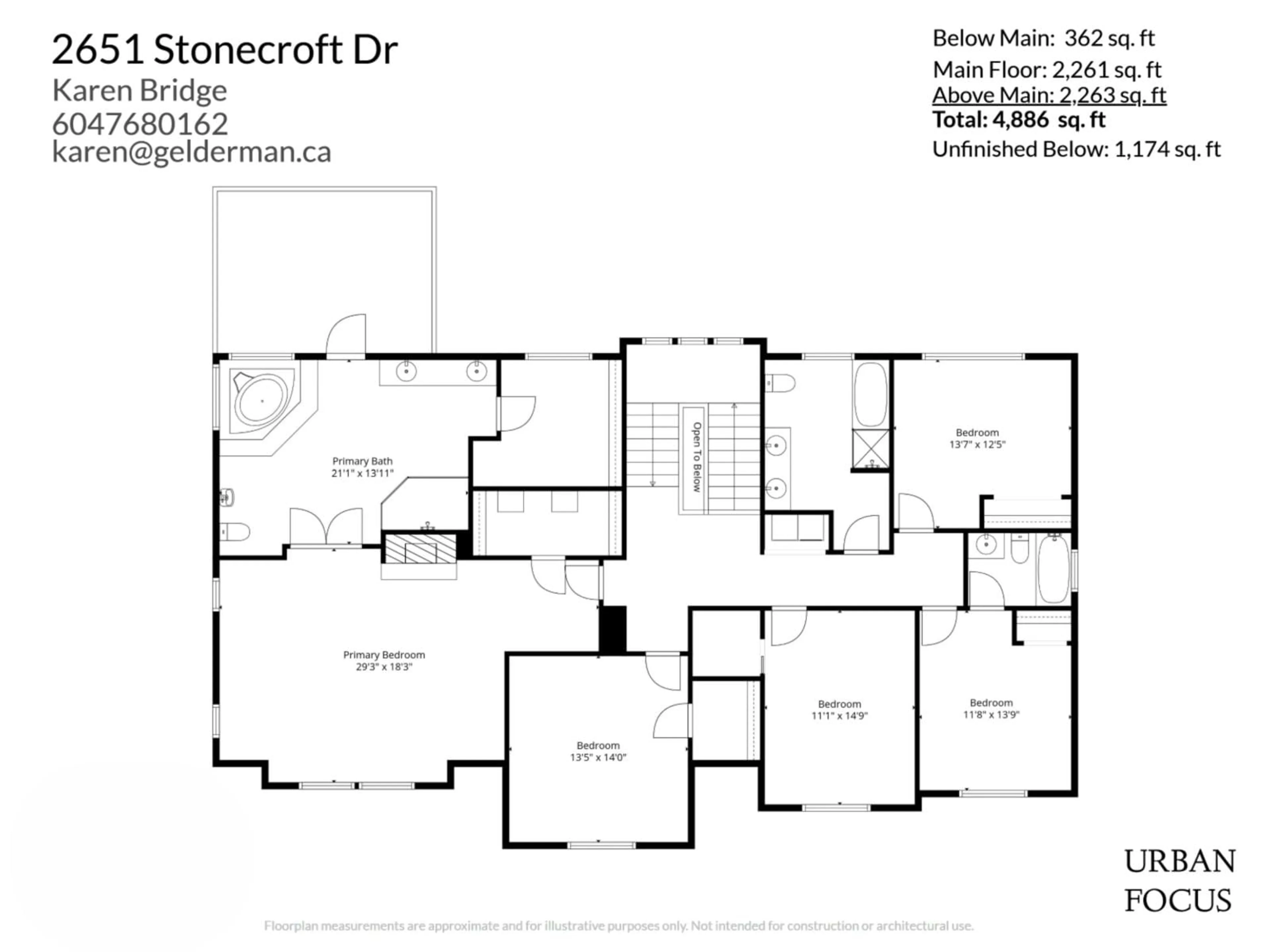 Floor plan for 2651 STONECROFT DRIVE, Abbotsford British Columbia V3G1K8