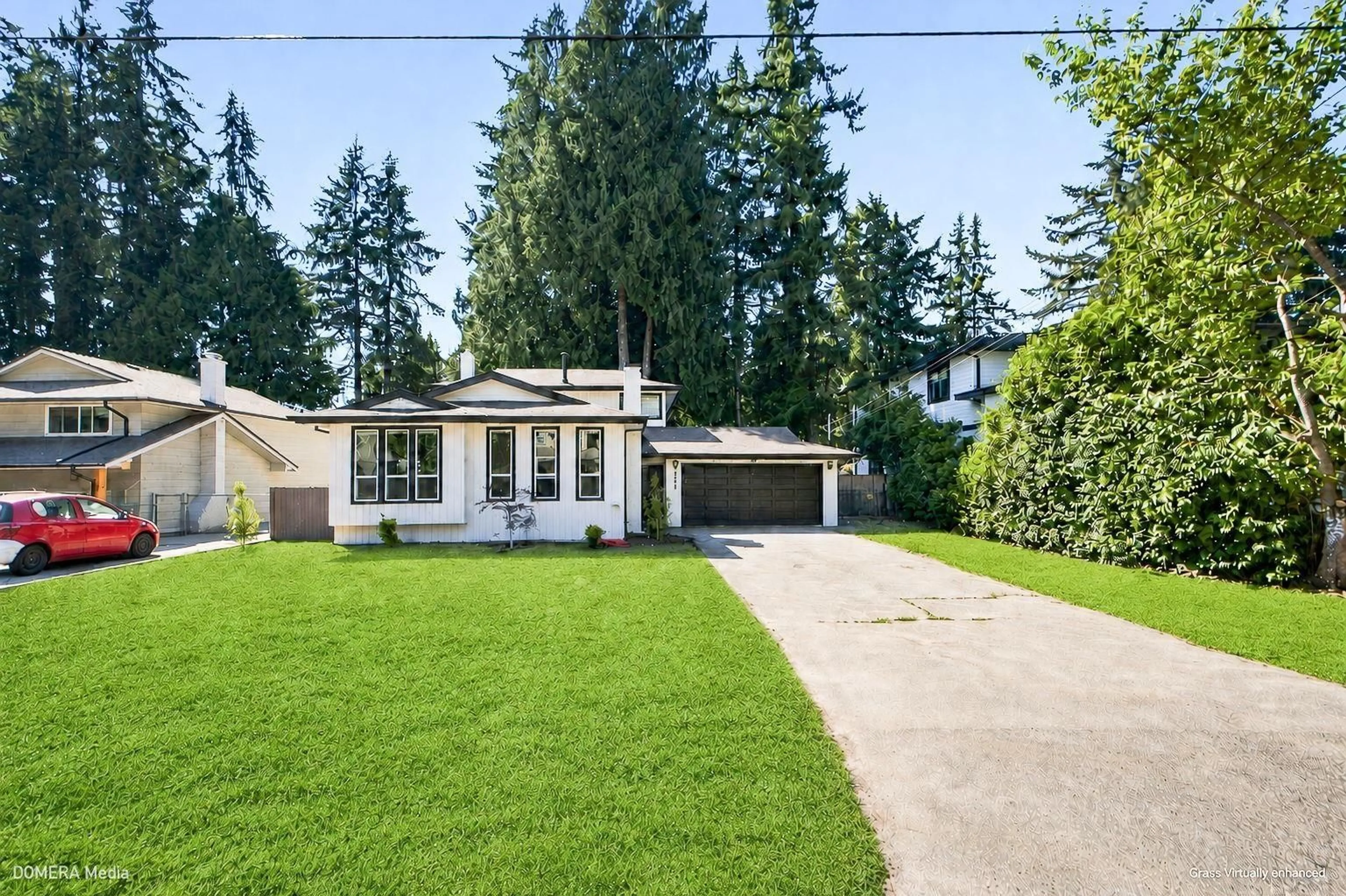 Home with vinyl exterior material, street for 4099 207 STREET, Langley British Columbia V3A2E2