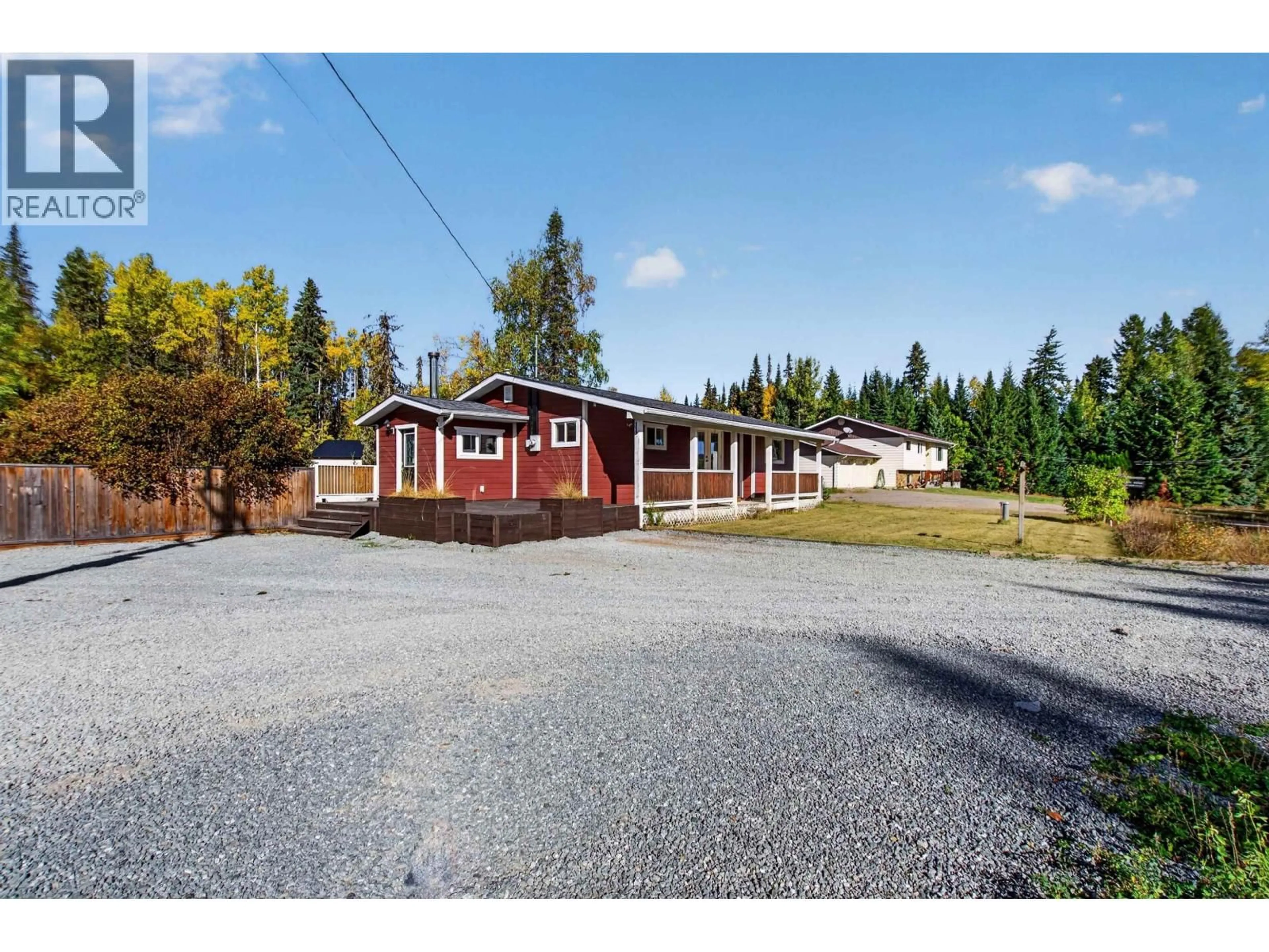 A pic from outside/outdoor area/front of a property/back of a property/a pic from drone, unknown for 14240 GISCOME ROAD, Prince George British Columbia V2N6W6