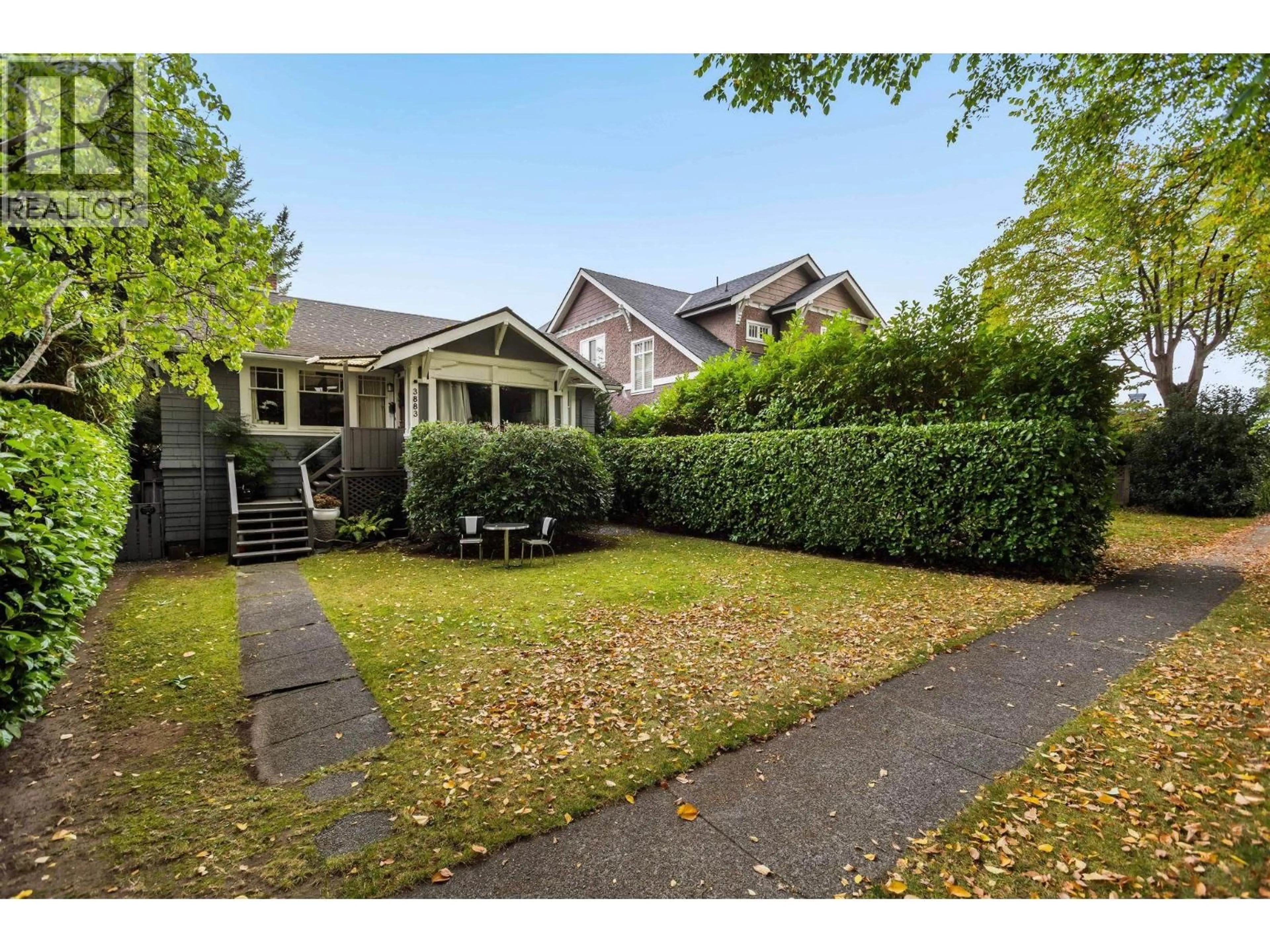 A pic from outside/outdoor area/front of a property/back of a property/a pic from drone, street for 3883 20TH AVENUE, Vancouver British Columbia V6S1G1