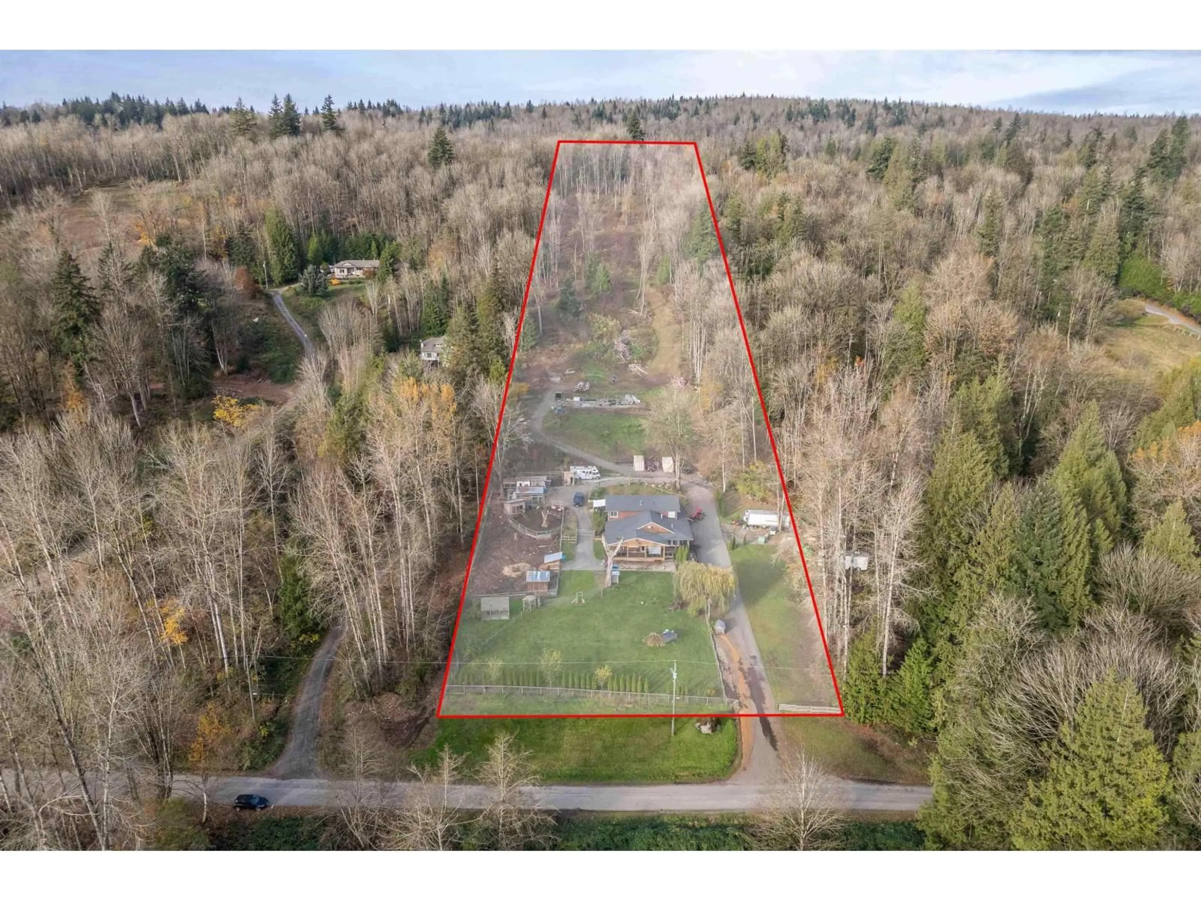 A pic from outside/outdoor area/front of a property/back of a property/a pic from drone, forest/trees view for 30957 GUNN AVENUE, Mission British Columbia V4S1H2