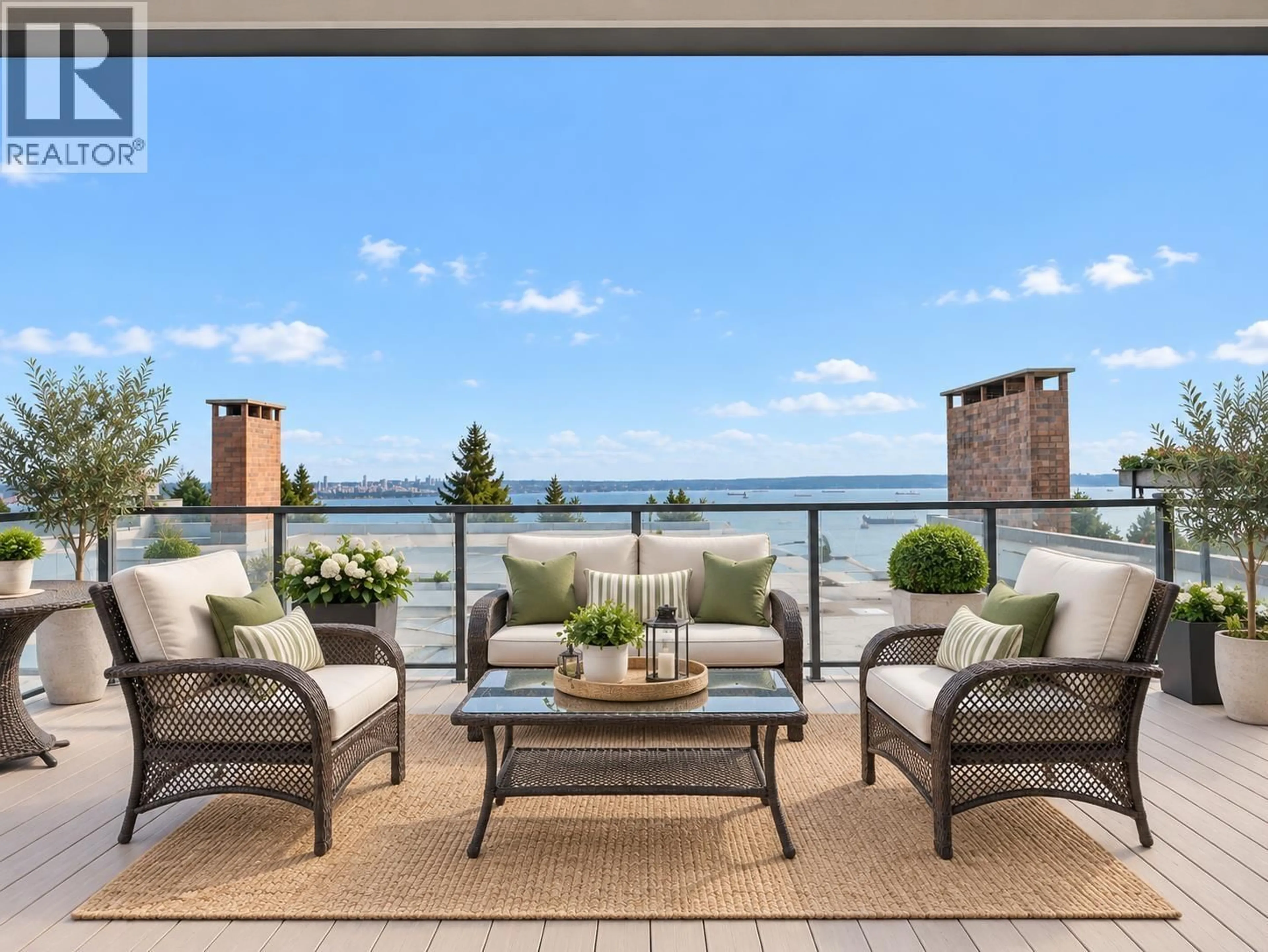 Patio, water/lake/river/ocean view for 1 - 2206 FOLKESTONE WAY, West Vancouver British Columbia V7S2X7