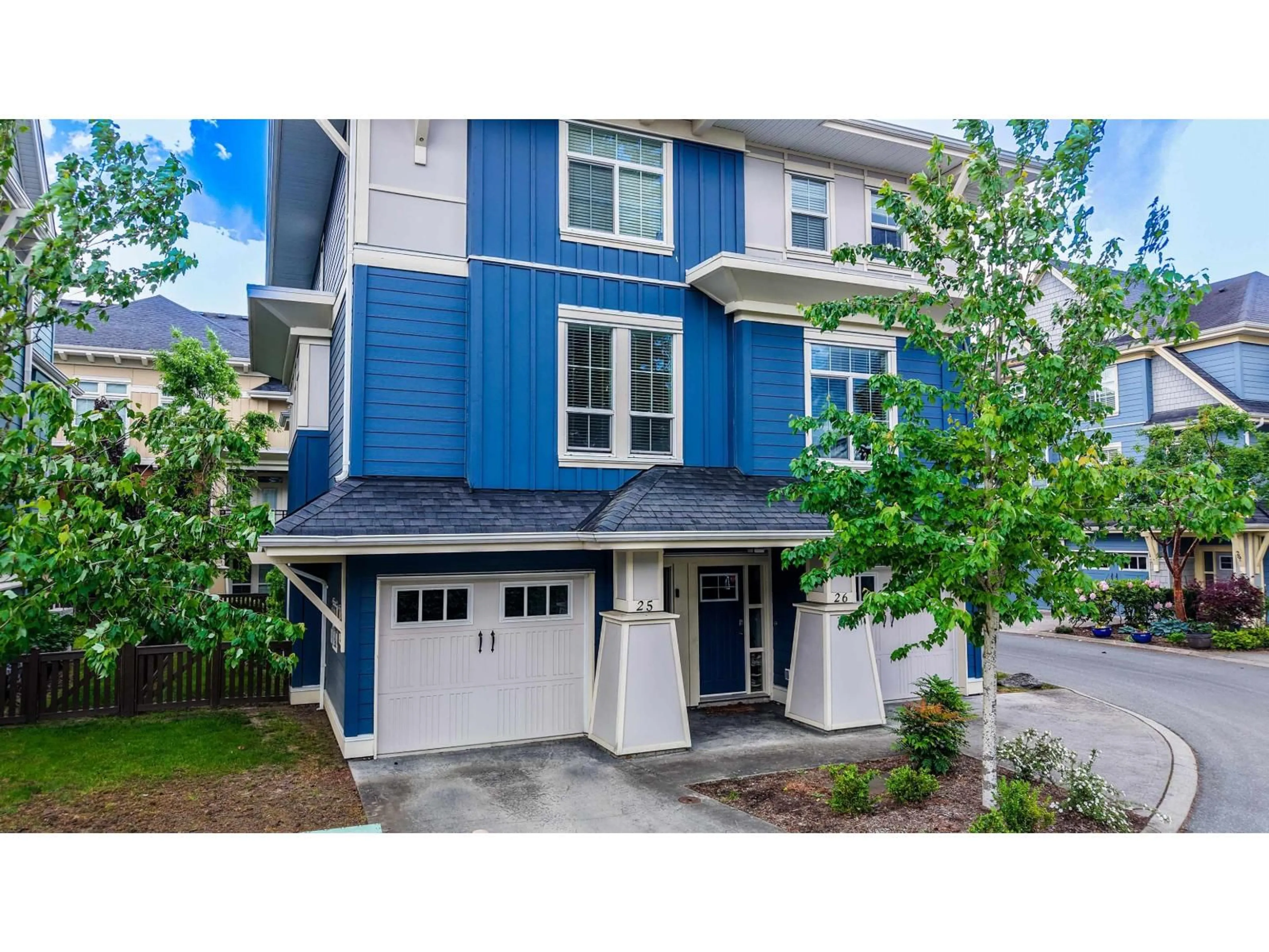 Home with vinyl exterior material, street for 25 - 45290 SOOWAHLIE CRESCENT, Chilliwack British Columbia V2R0S6