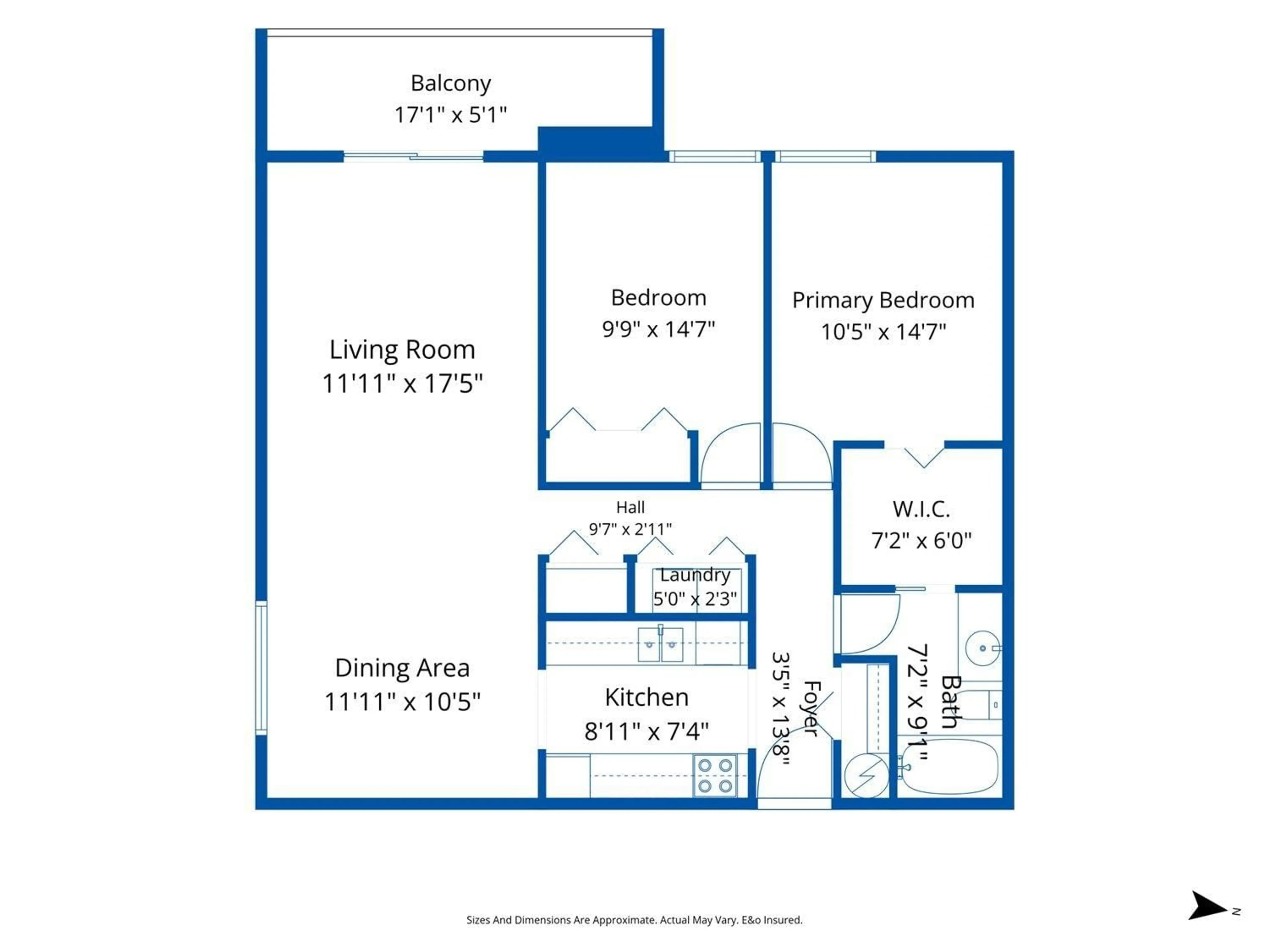 Floor plan for 301 - 12890 17 AVENUE, Surrey British Columbia V4A1T5