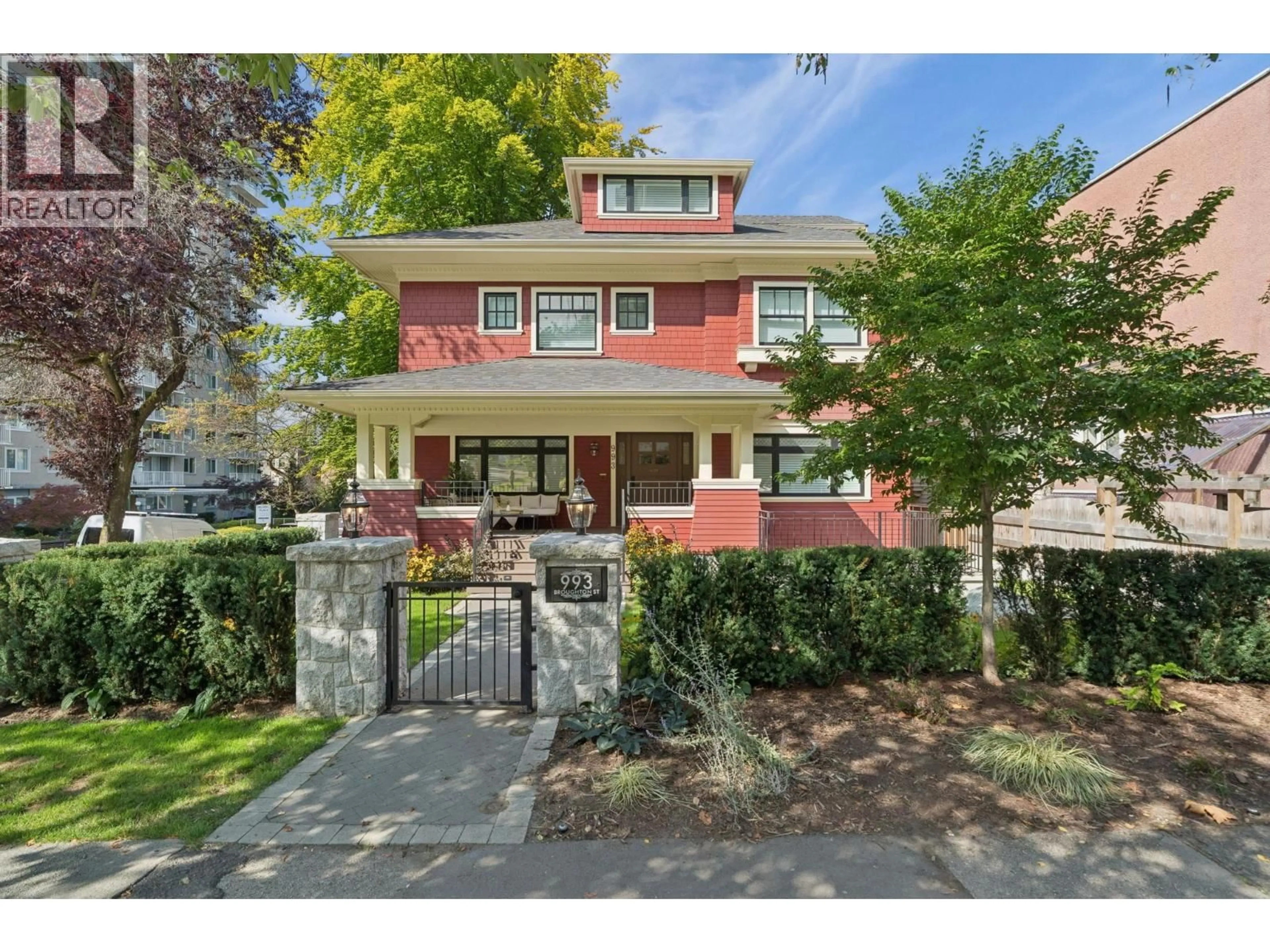 Home with brick exterior material, street for 993 BROUGHTON STREET, Vancouver British Columbia V6G2A4