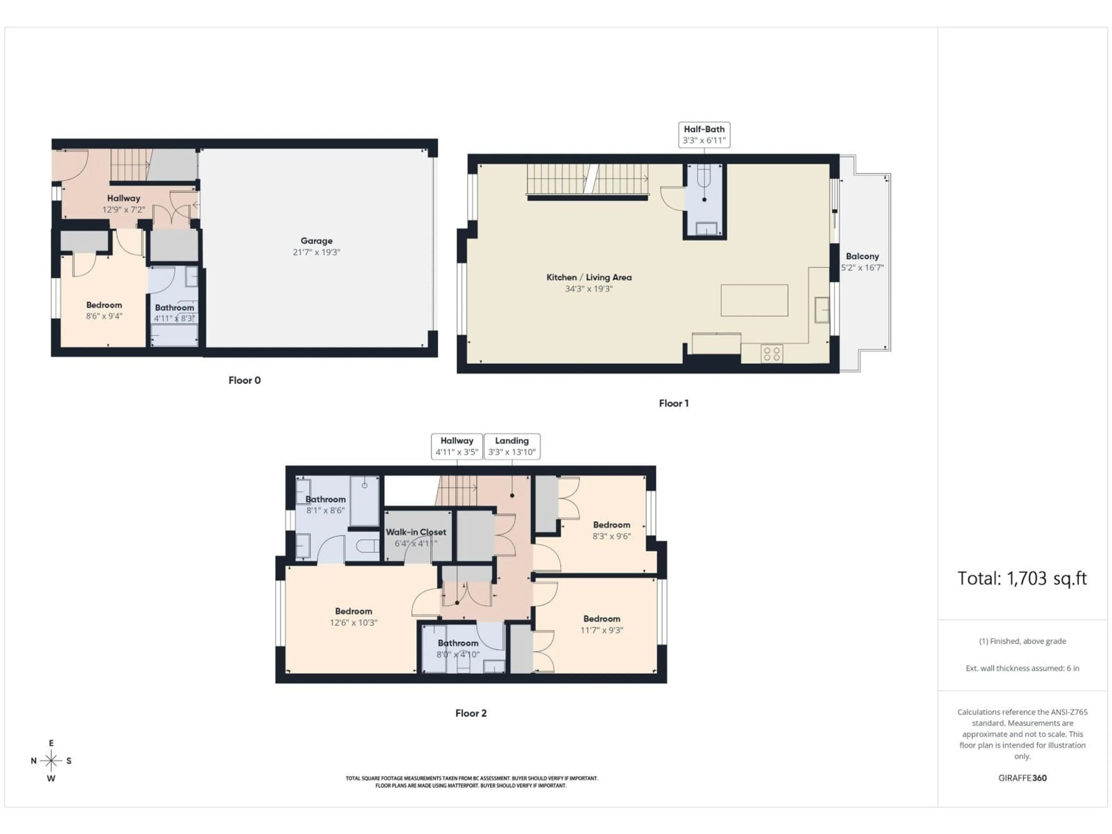 Floor plan for 13 - 16760 25 AVENUE, Surrey British Columbia V3Z0W4