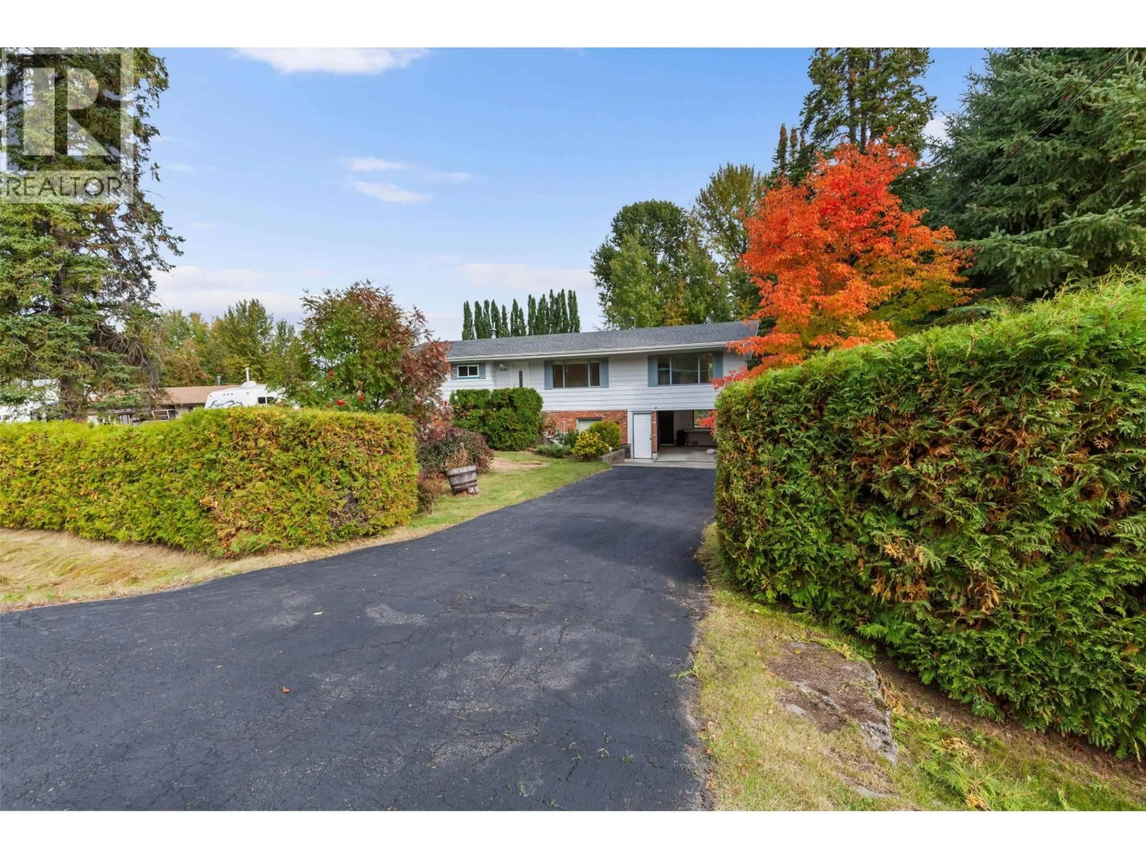 A pic from outside/outdoor area/front of a property/back of a property/a pic from drone, street for 2948 CHARELLA DRIVE, Prince George British Columbia V2N5L1
