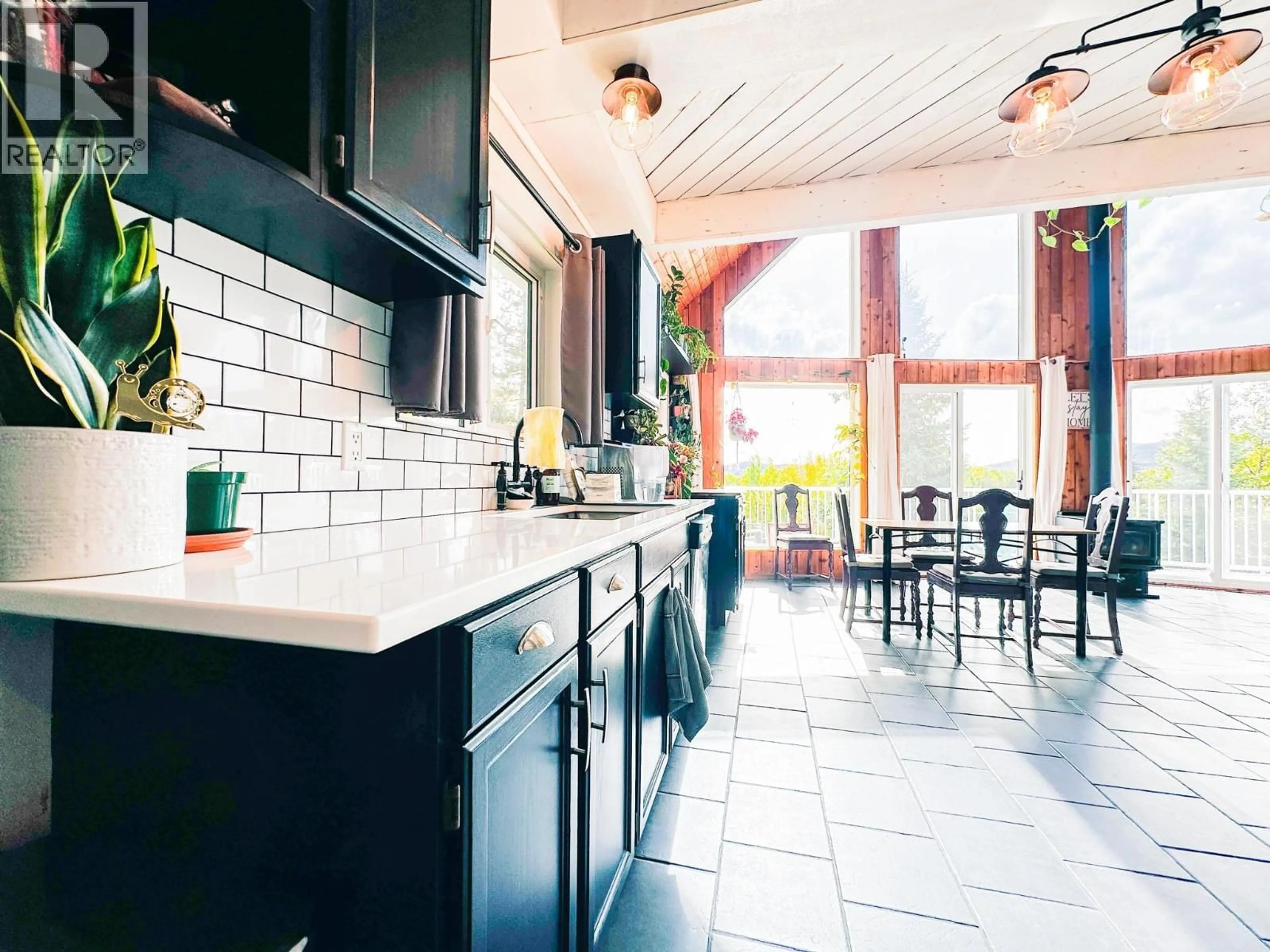 Open concept kitchen, ceramic/tile floor for 298 3RD AVENUE, Burns Lake British Columbia V0J1E0