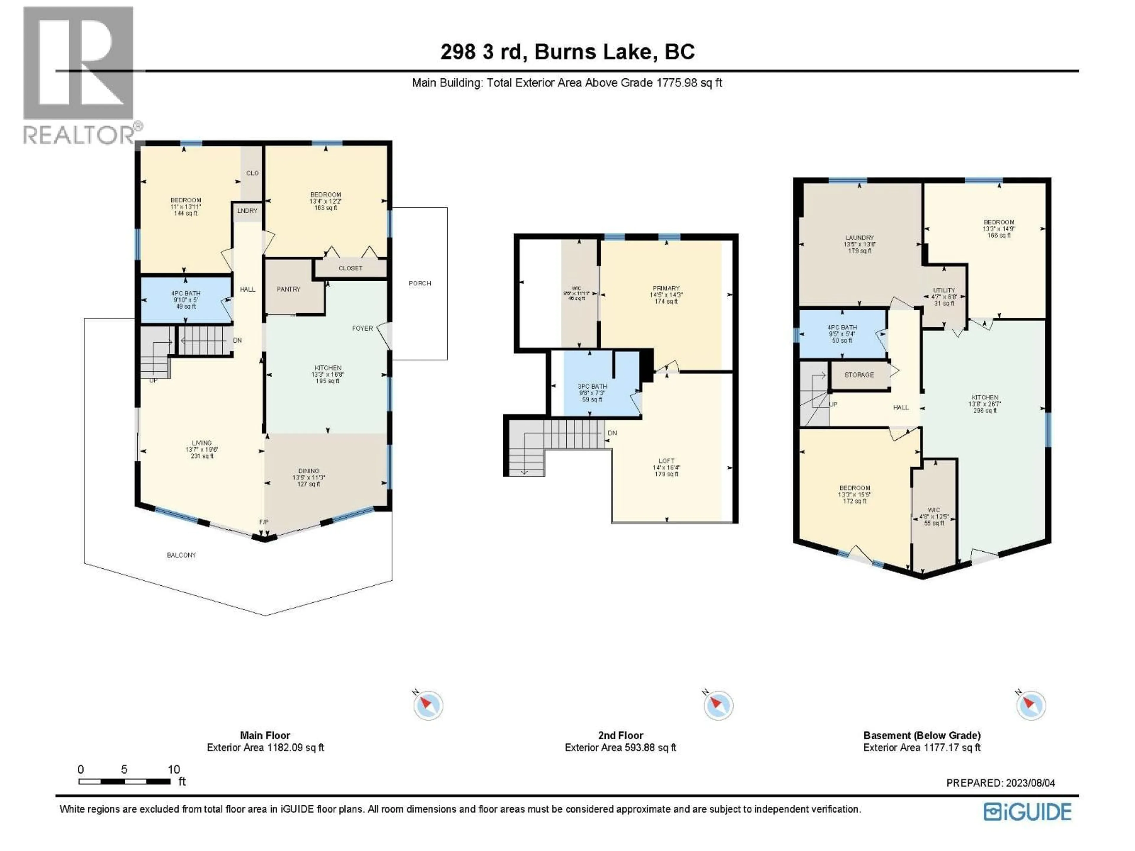 Floor plan for 298 3RD AVENUE, Burns Lake British Columbia V0J1E0