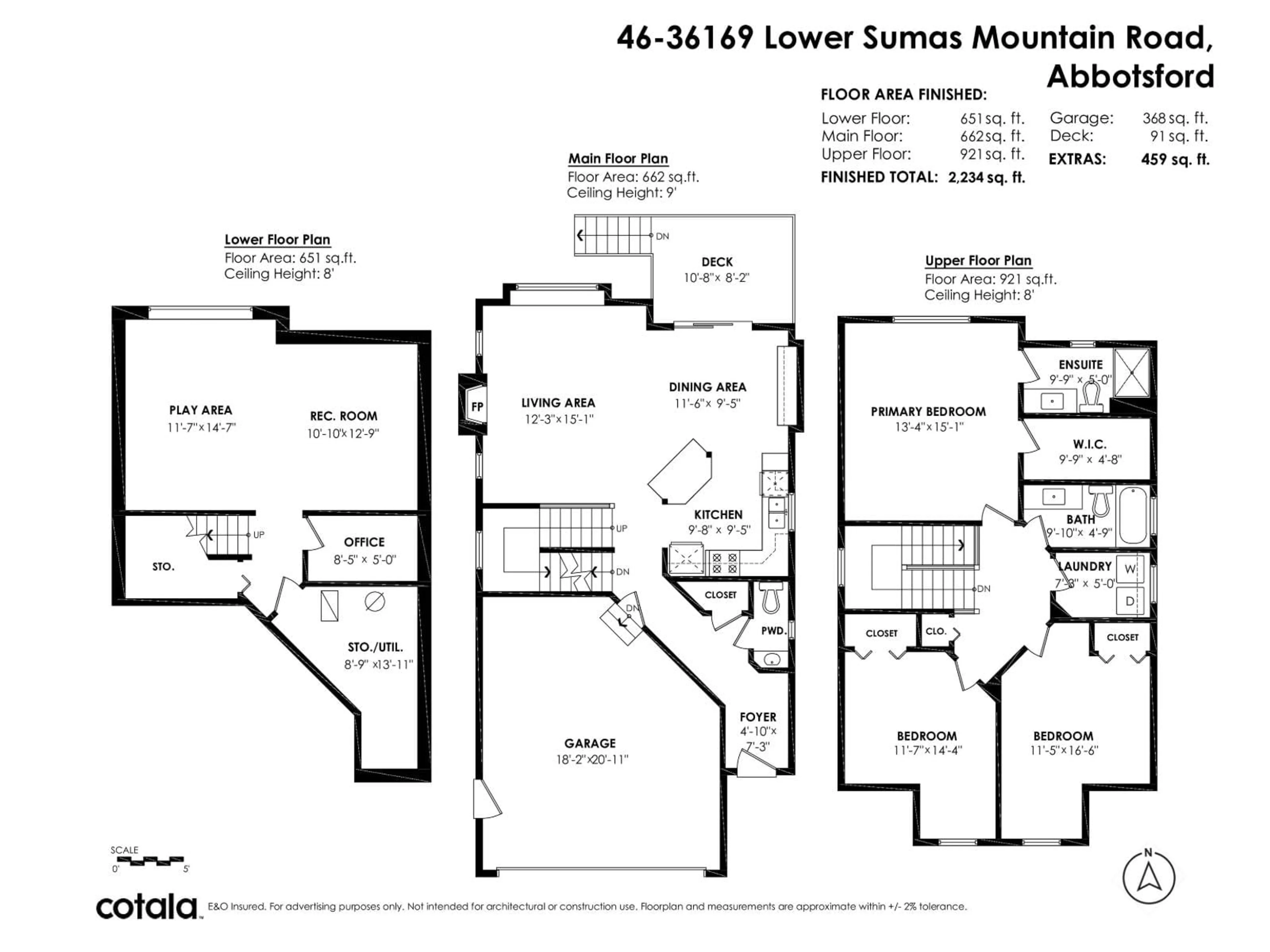 Floor plan for 46 - 36169 LOWER SUMAS MOUNTAIN ROAD, Abbotsford British Columbia V3G0B5