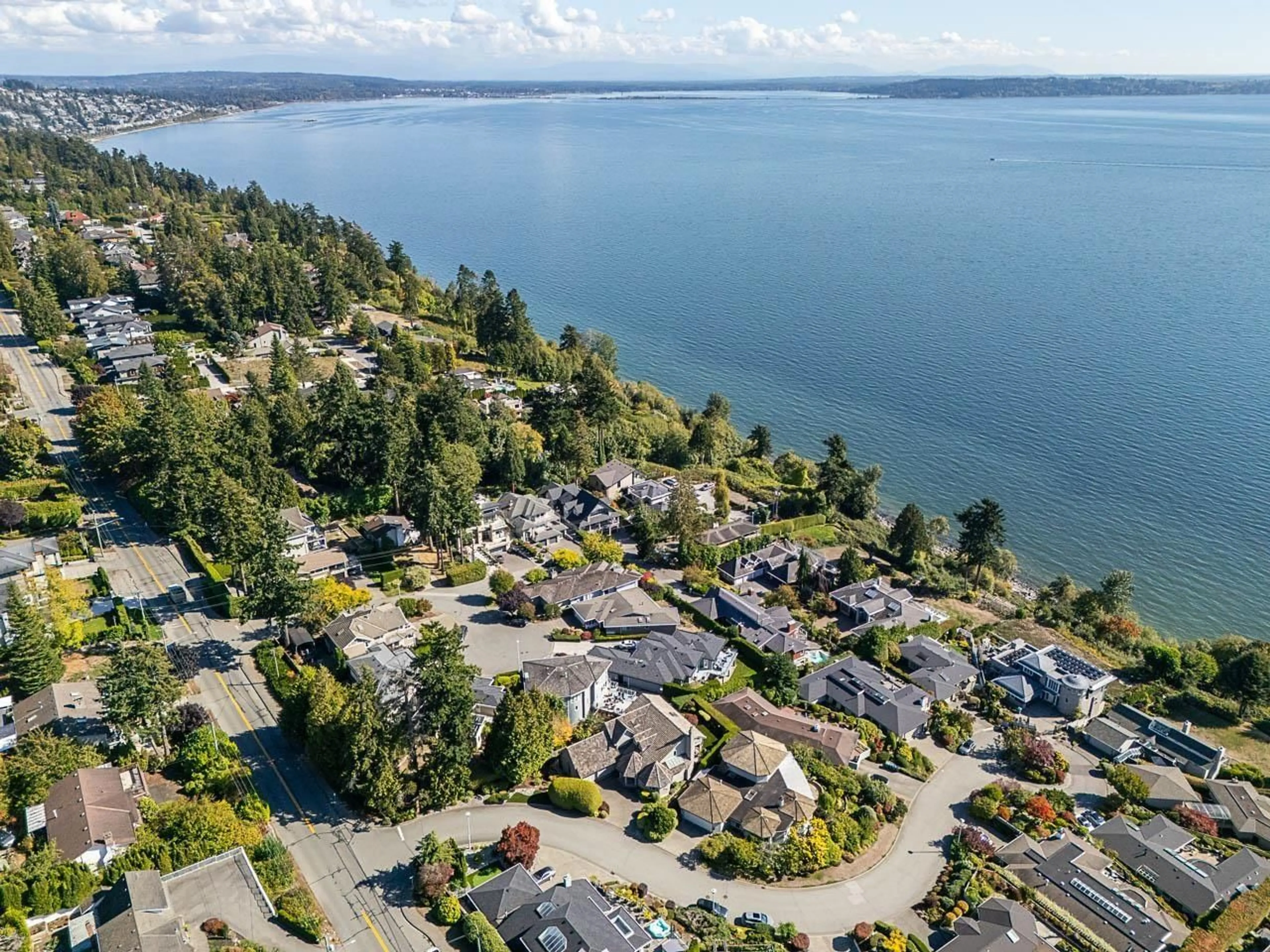 A pic from outside/outdoor area/front of a property/back of a property/a pic from drone, water/lake/river/ocean view for 1334 132A STREET, Surrey British Columbia V4A7E7