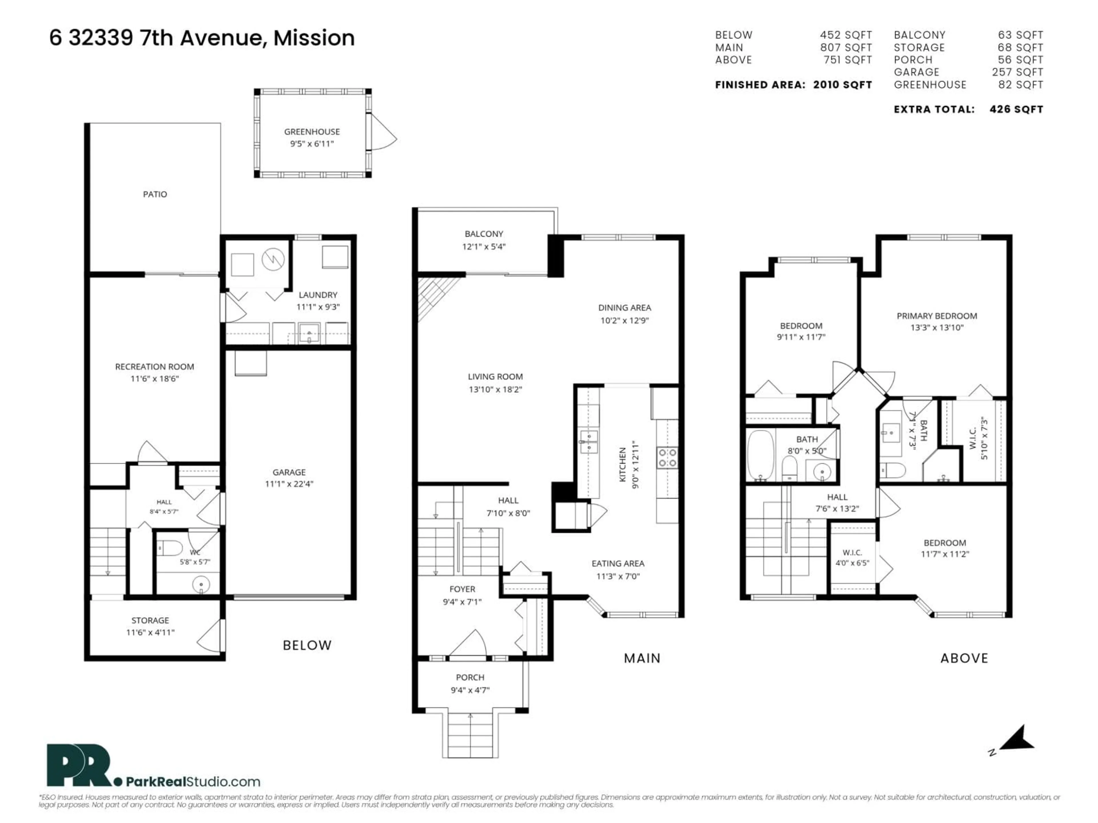 Floor plan for 6 - 32339 7 AVENUE, Mission British Columbia V2V6T7