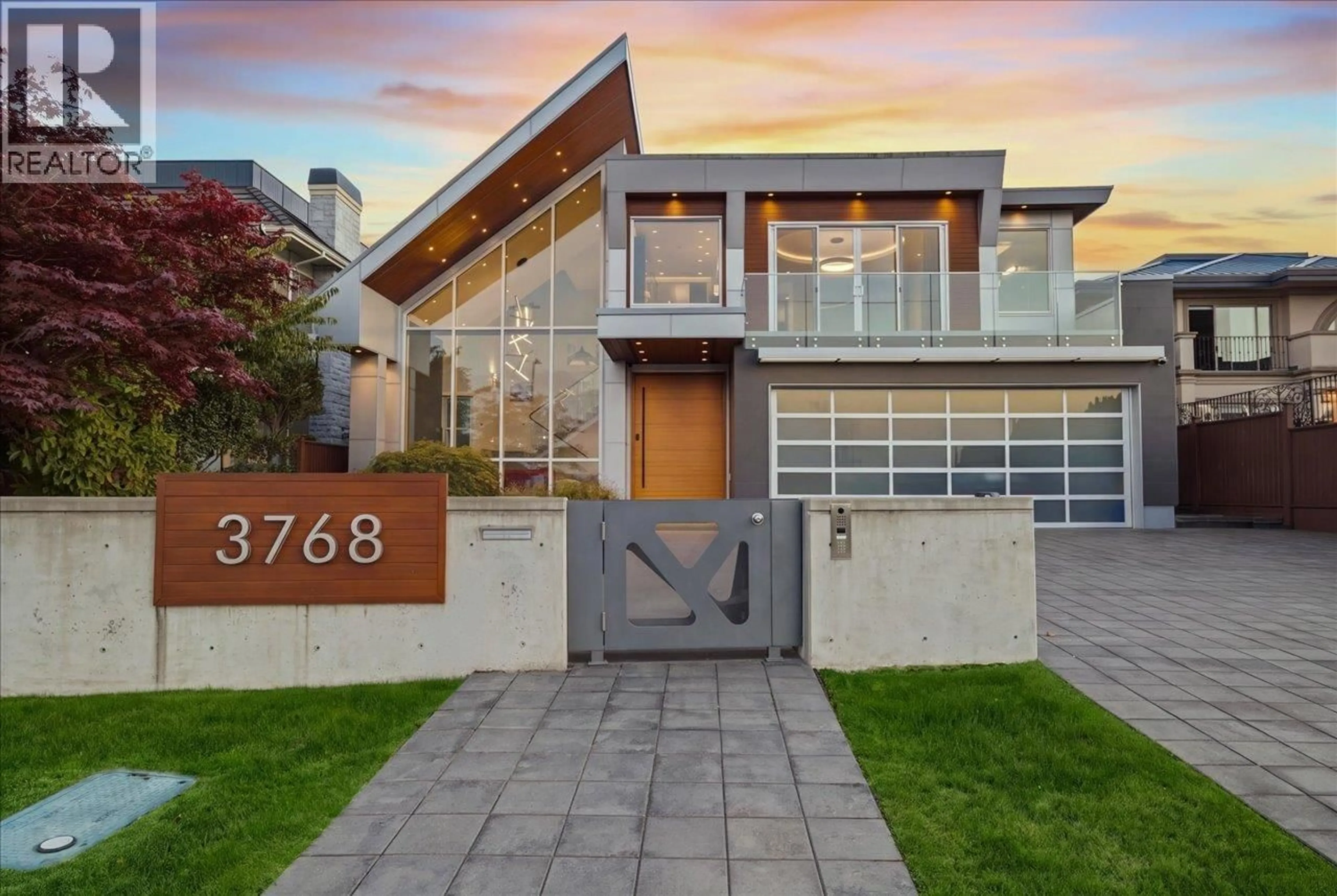 Home with brick exterior material, street for 3768 RIVER ROAD, Richmond British Columbia V7C5M5