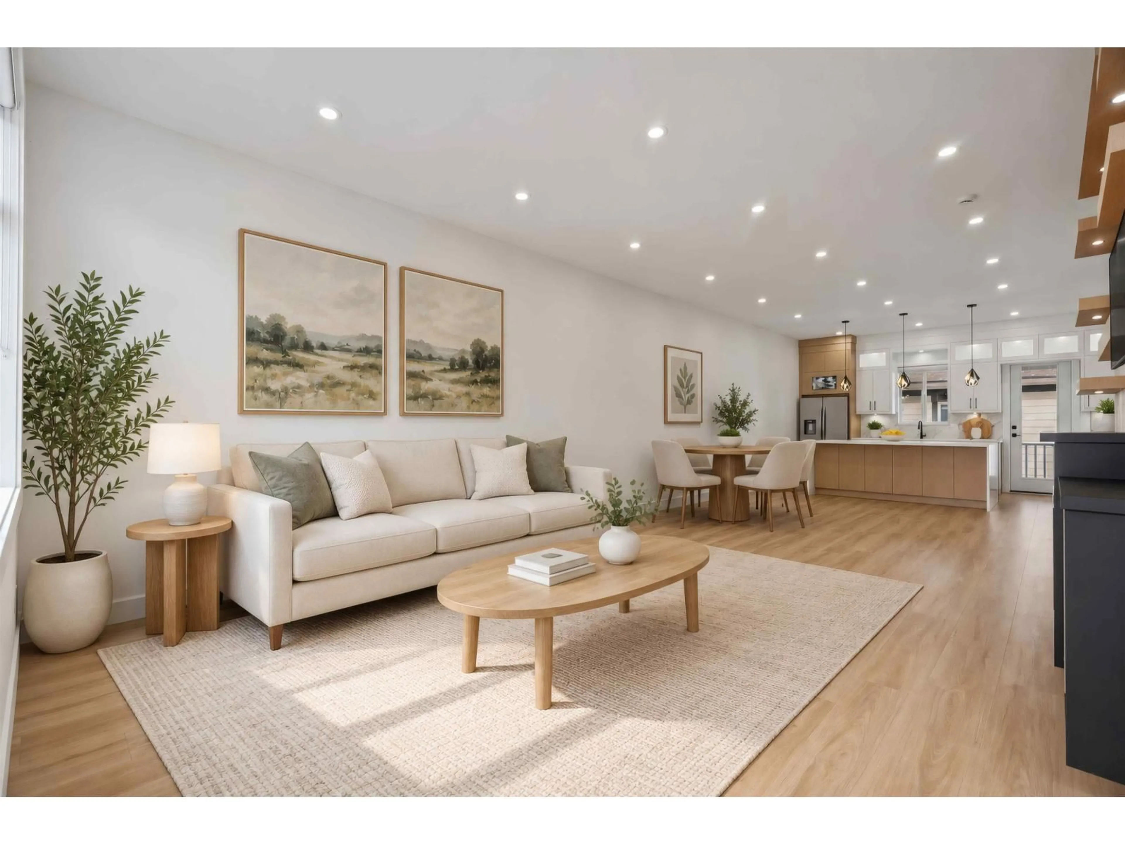 Living room with furniture, wood/laminate floor for 102 - 15371 94 AVENUE, Surrey British Columbia V3R1E3