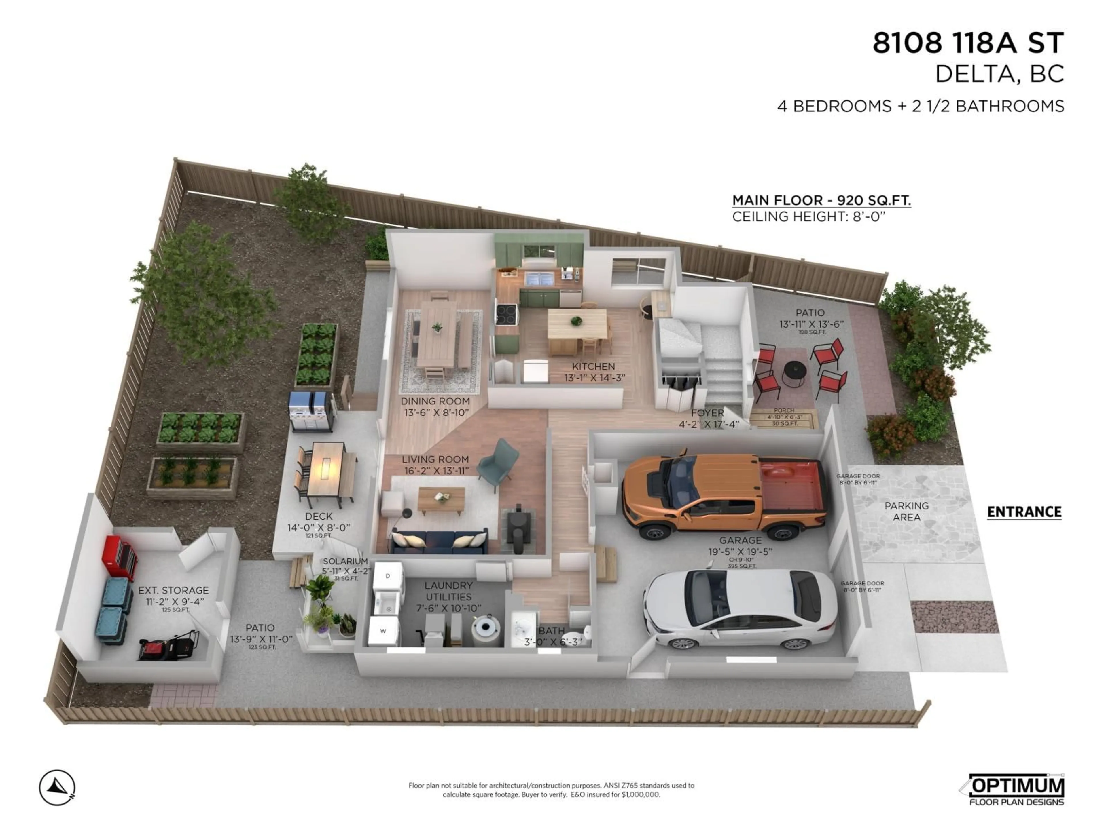 Floor plan for 8108 118A STREET, Delta British Columbia V4C7Z2