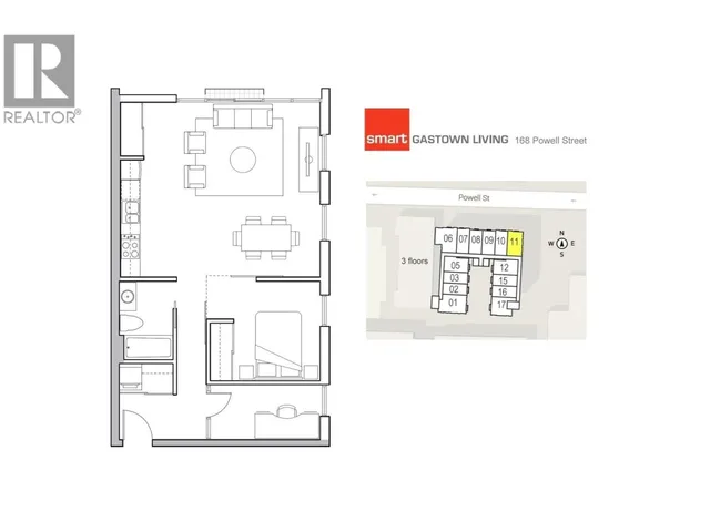 511 - 168 POWELL STREET, Vancouver 4