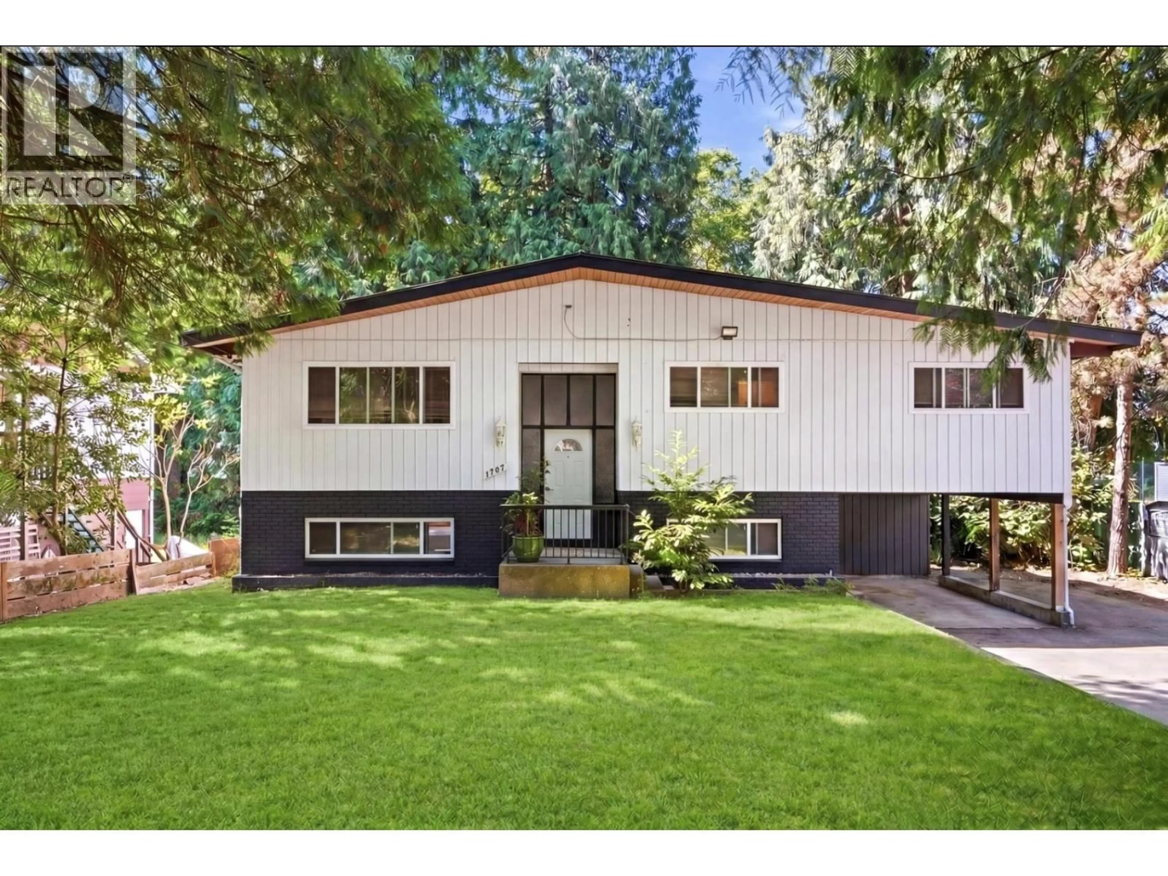 Home with vinyl exterior material, street for 1707 DEMPSEY ROAD, North Vancouver British Columbia V7K1T2